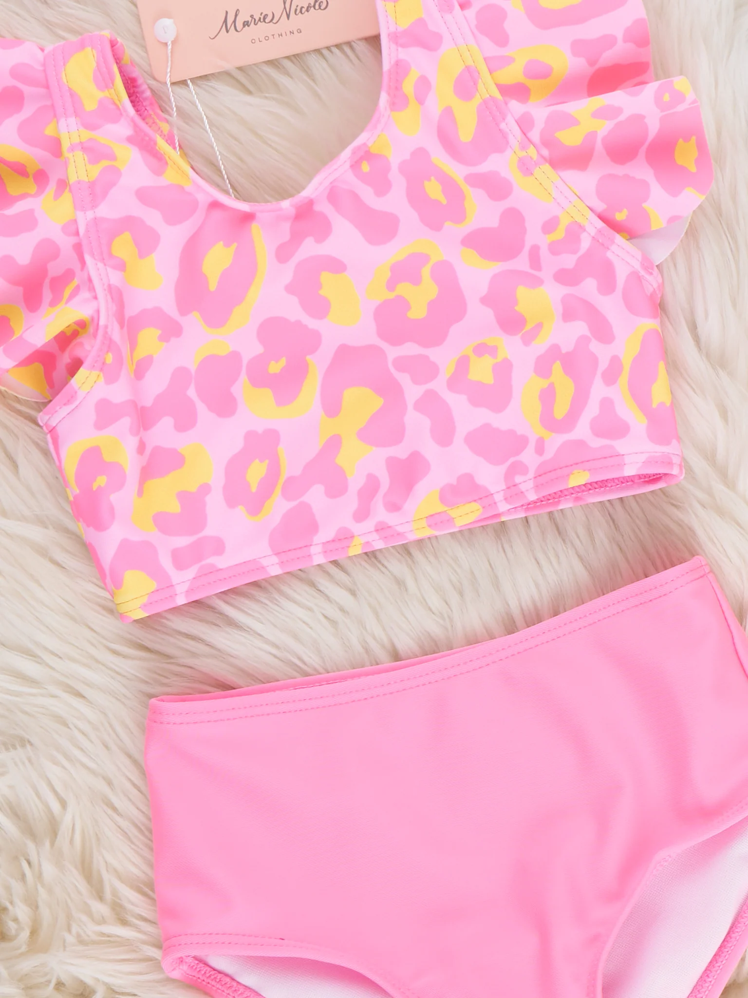 Sunshine Leopard Ruffle Swimsuit - Image 2
