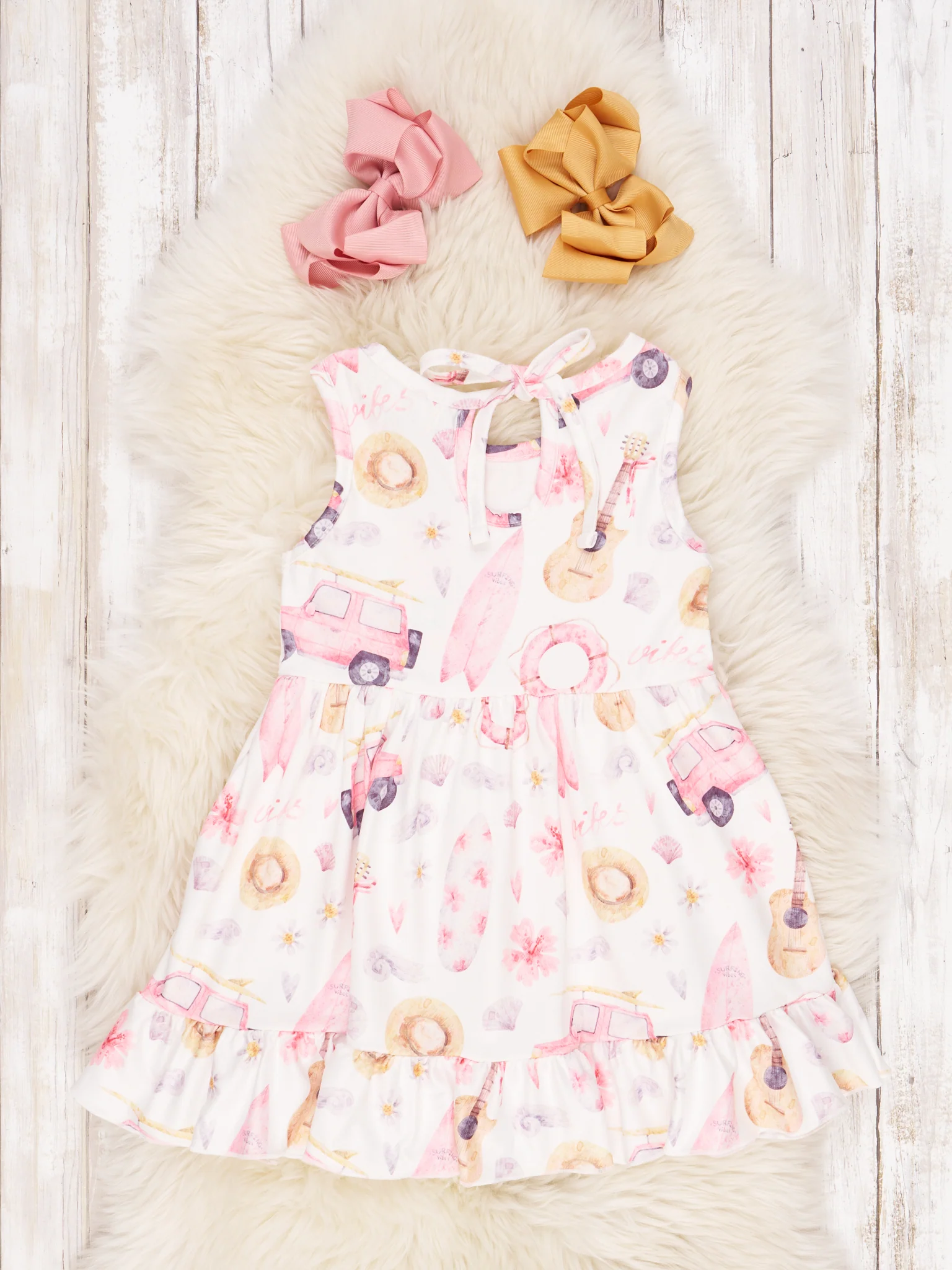 Surf Board Ruffle Dress - Image 2