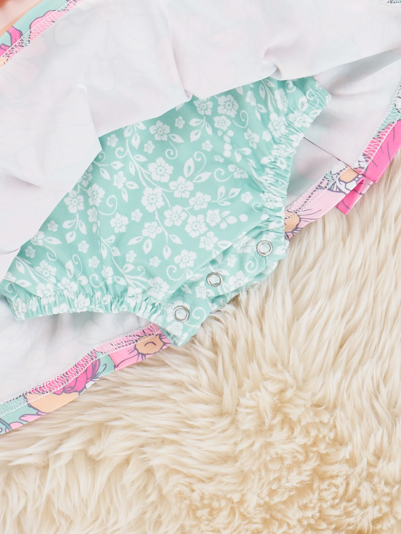 Sweet Blooms Floral Ruffle Bubble - Cosmos - Image 2
