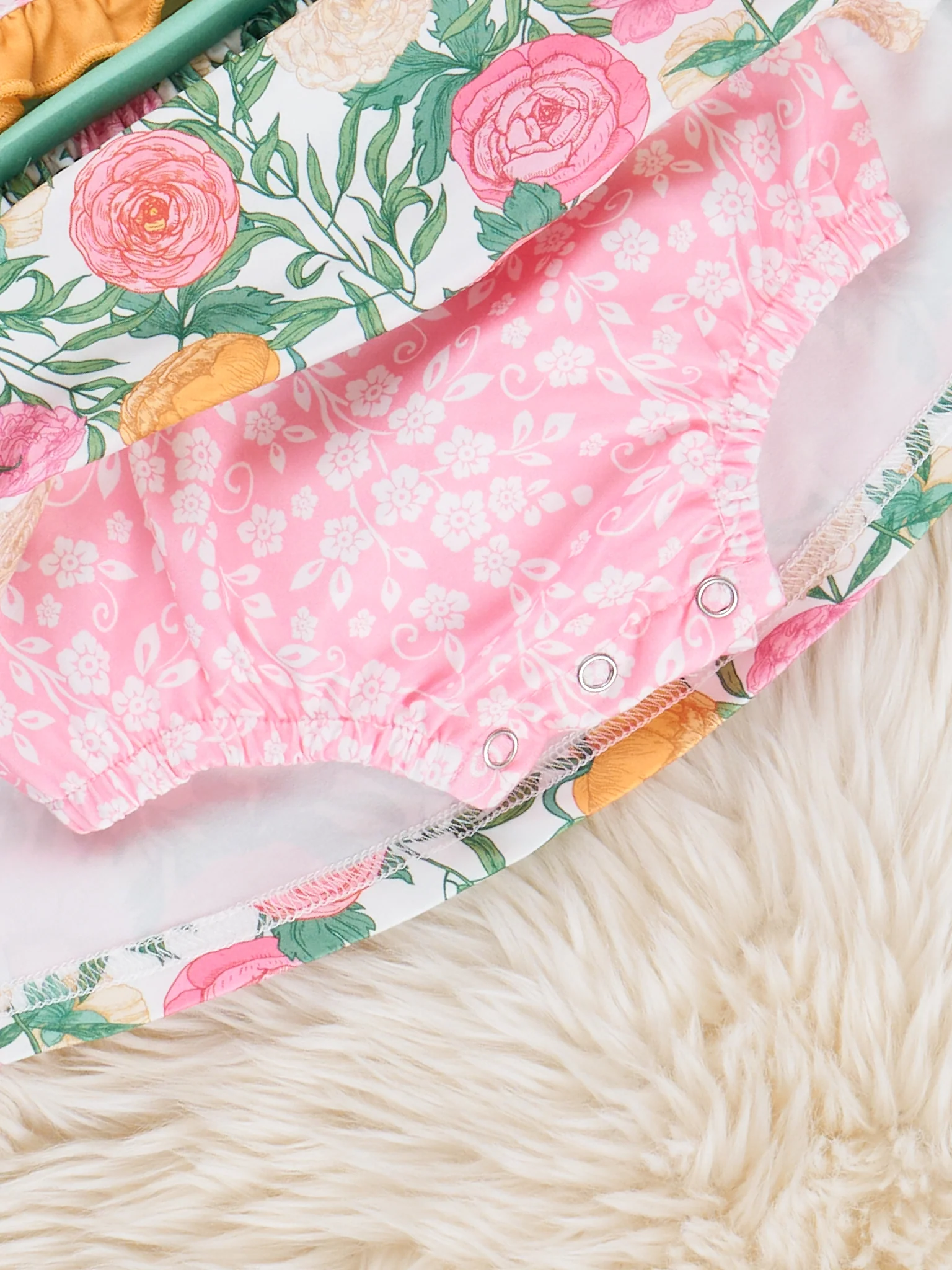 Sweet Blooms Floral Ruffle Bubble - Roses - Image 2