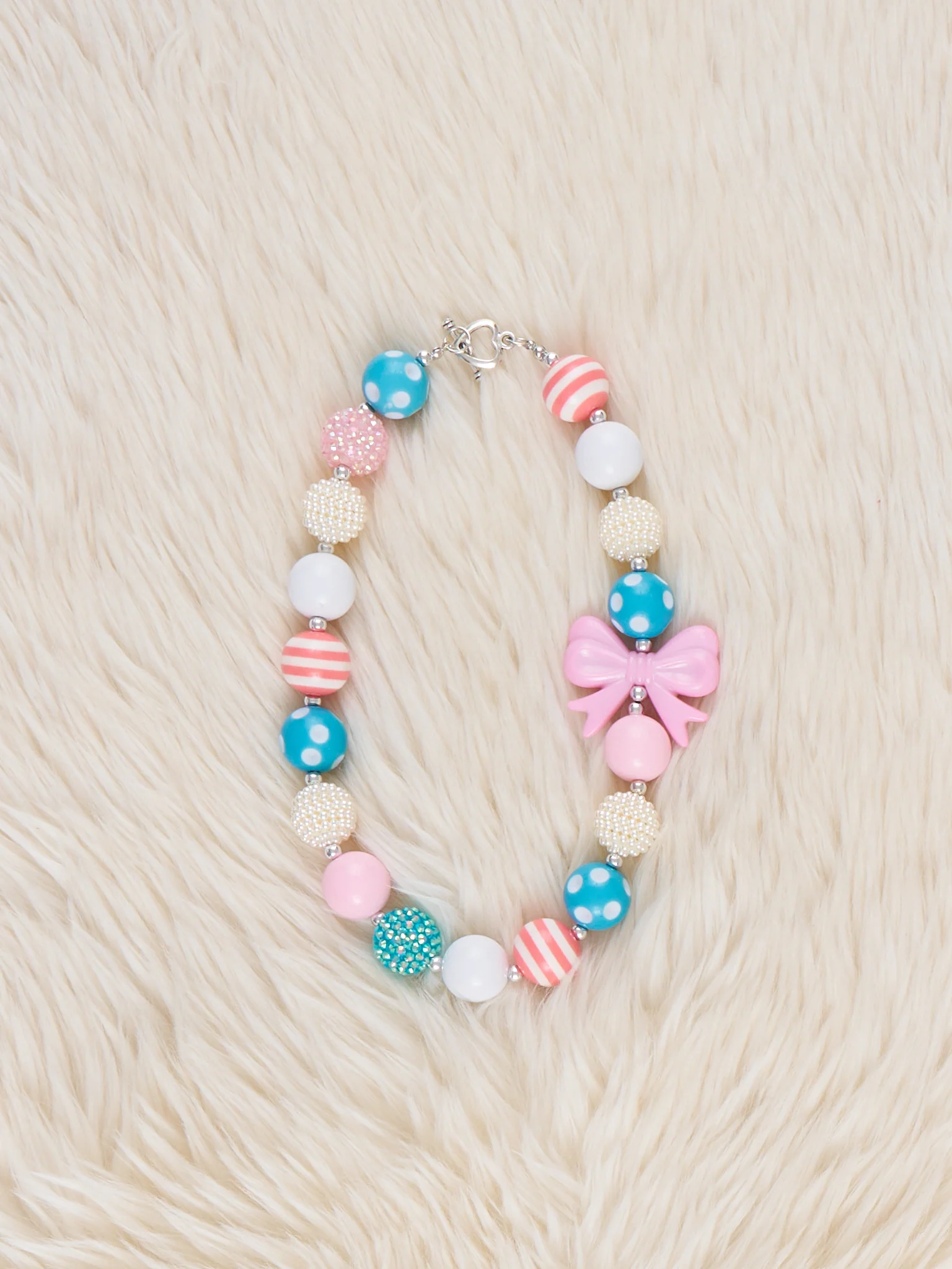 Sweet Bow Sprinkles Necklace