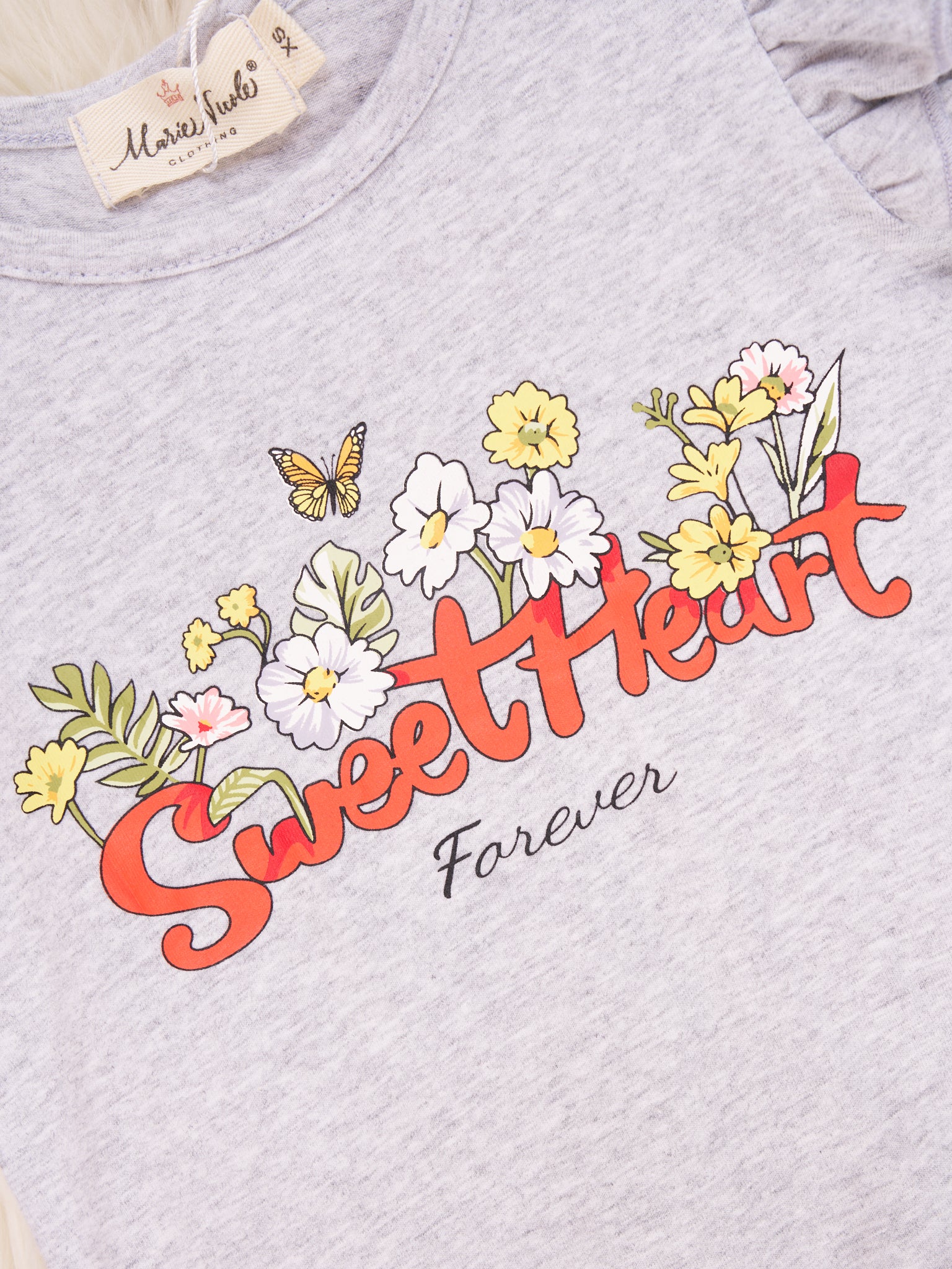 "Sweet Heart" Floral Ruffle Outfit - Image 3