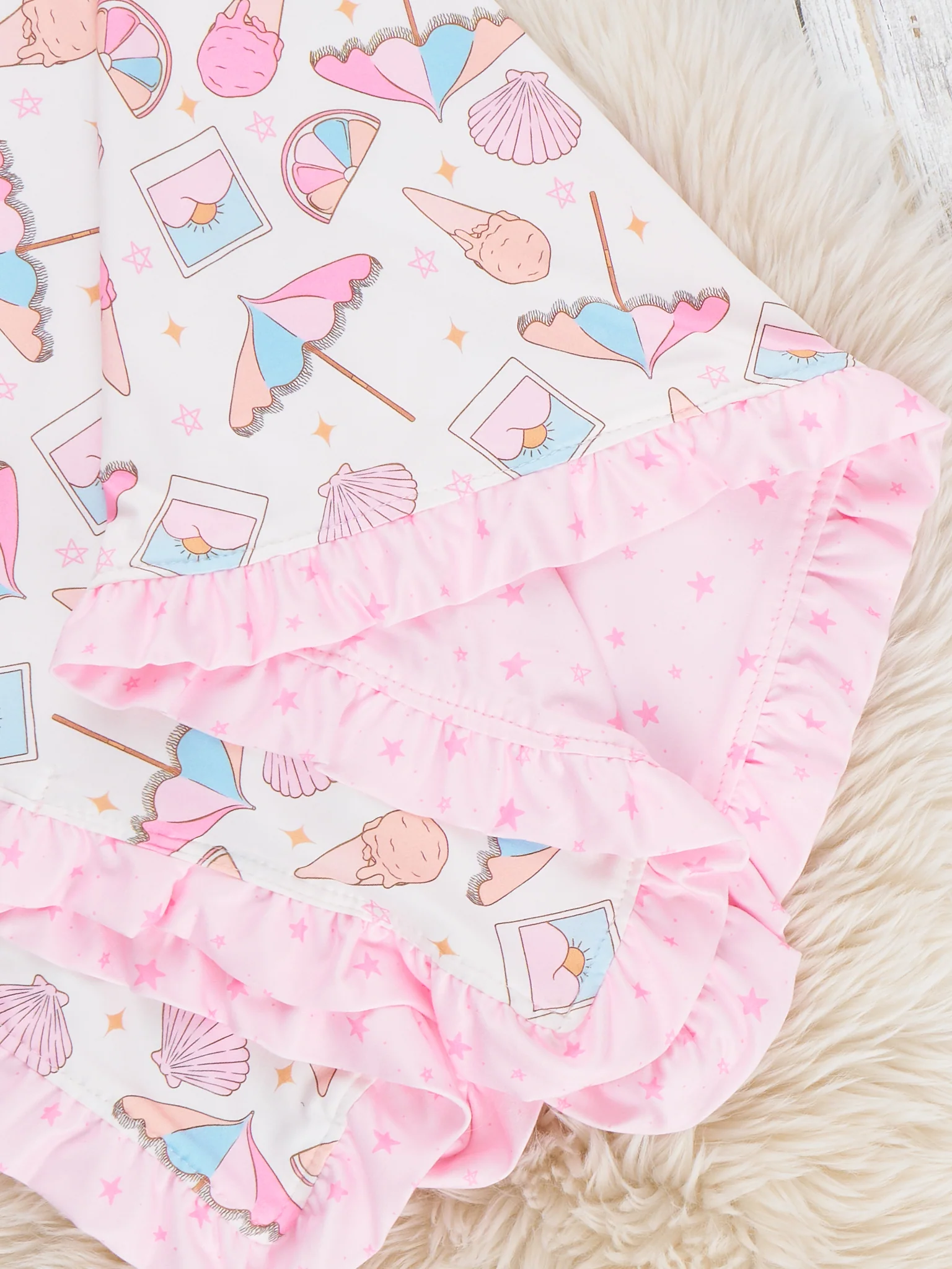 Sweet Scoop Ruffle Blanket - Image 2