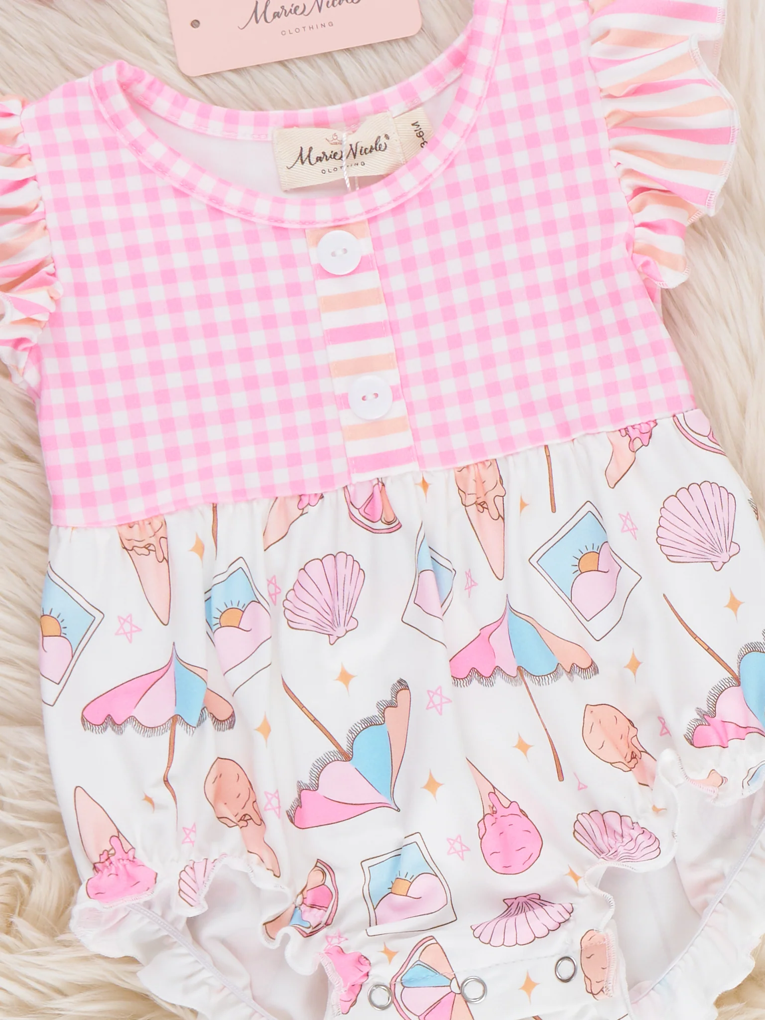 Sweet Scoop Ruffle Bubble Romper - Image 2