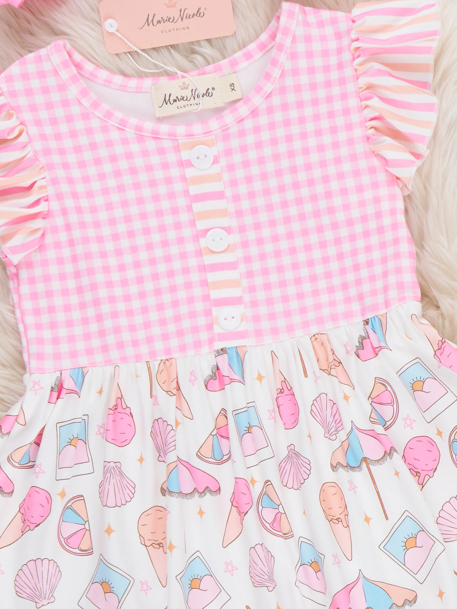 Sweet Scoop Ruffle Dress - Image 2