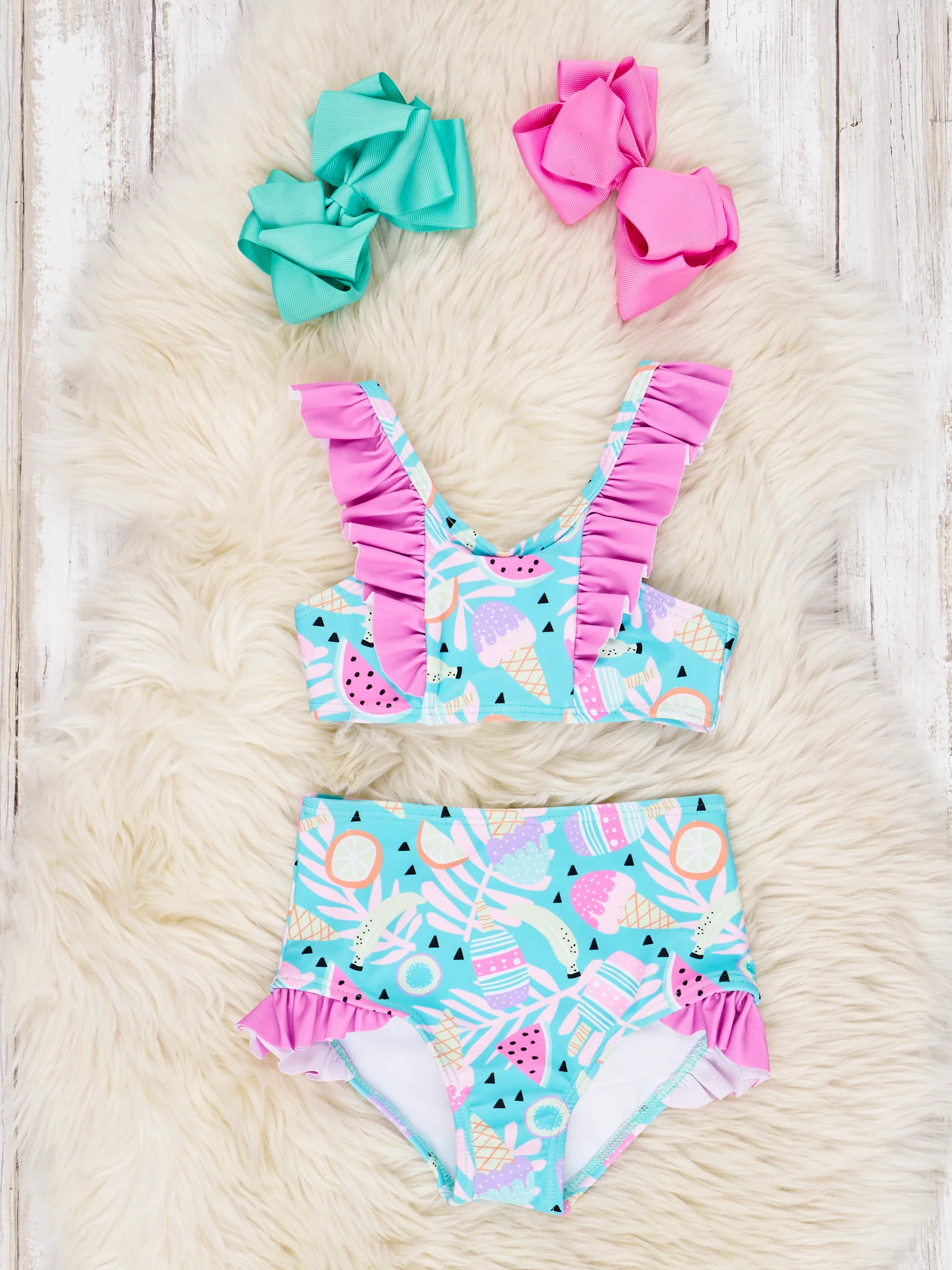 Sweet Treats Ruffle Swimsuit