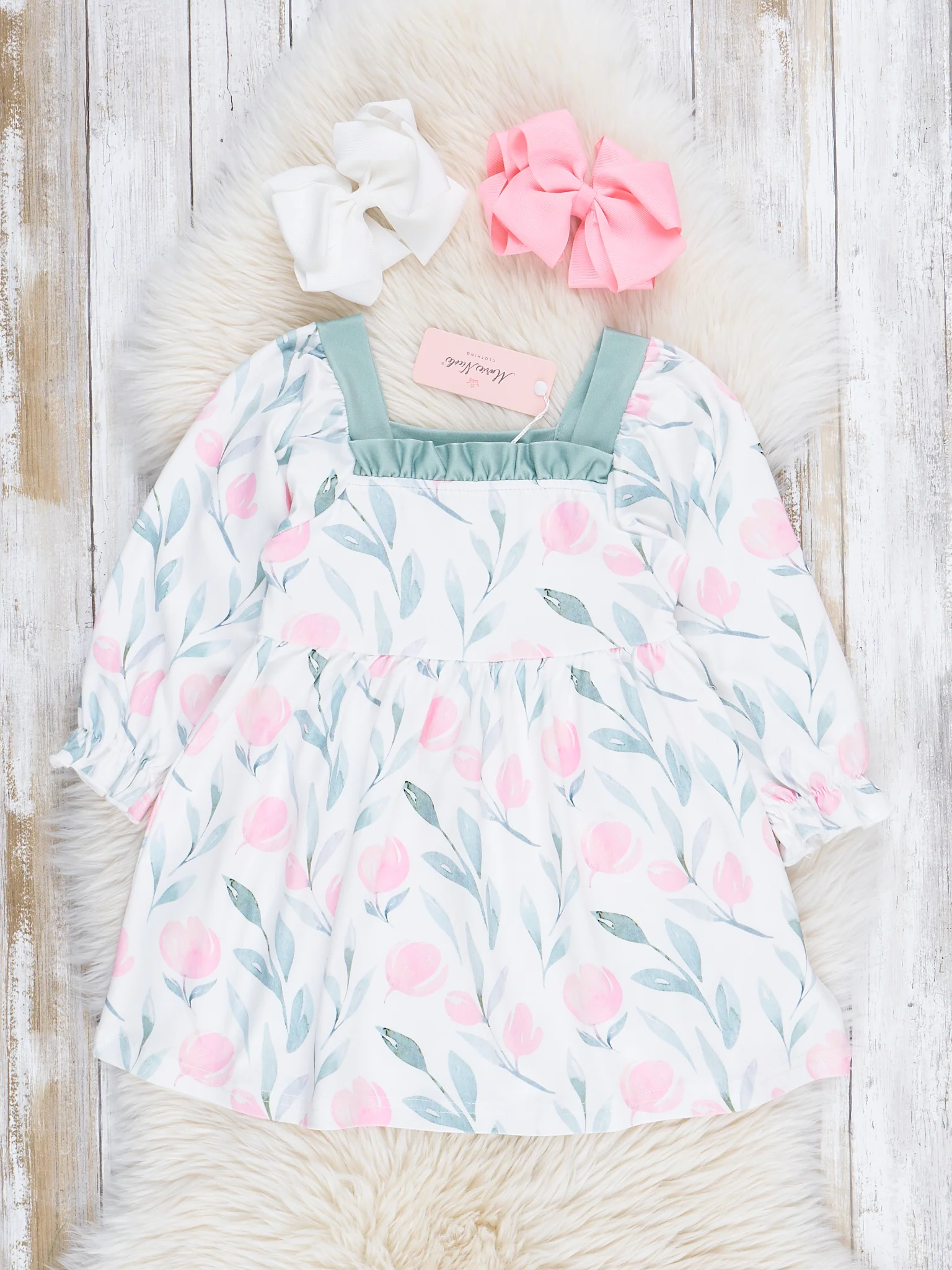Sweet Tulip Garden Ruffle Dress