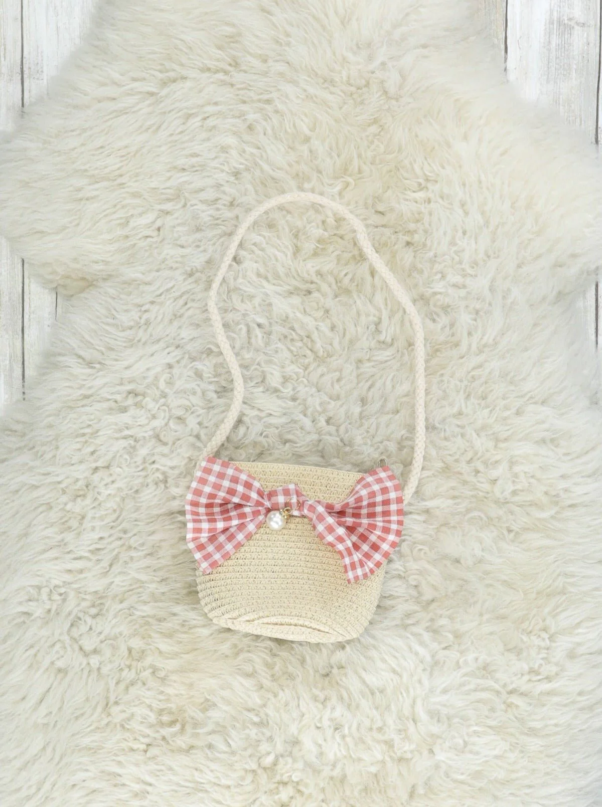 Tan Bucket Bag Purse - Image 2
