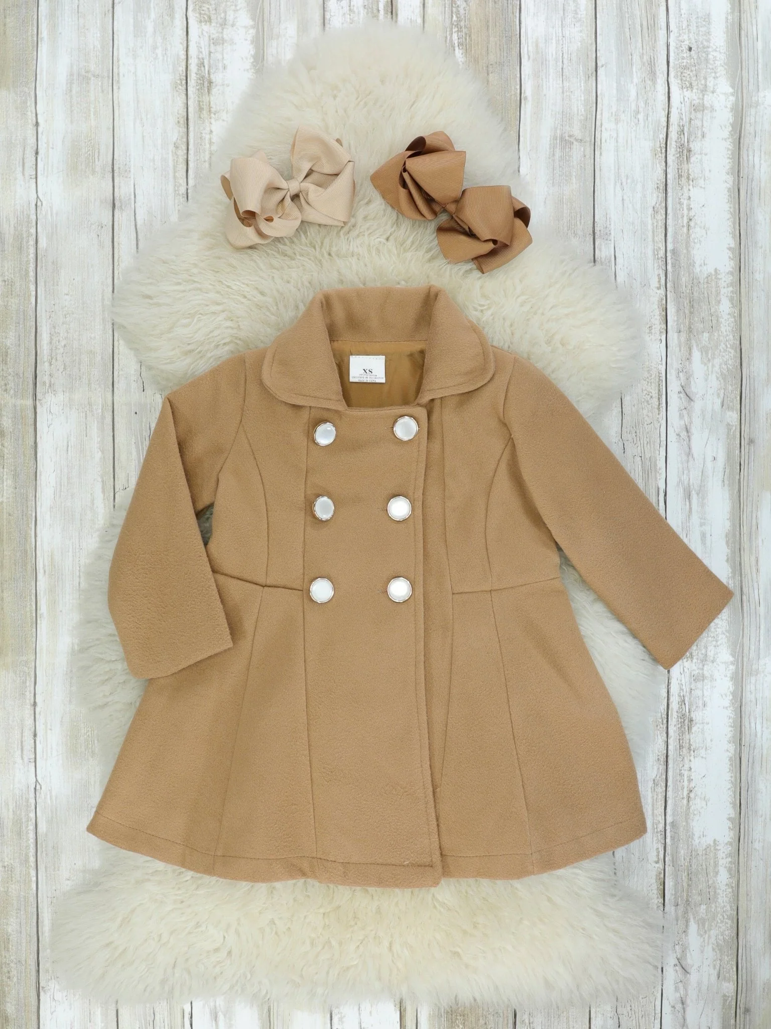 Tan Collared Jacket - Image 2