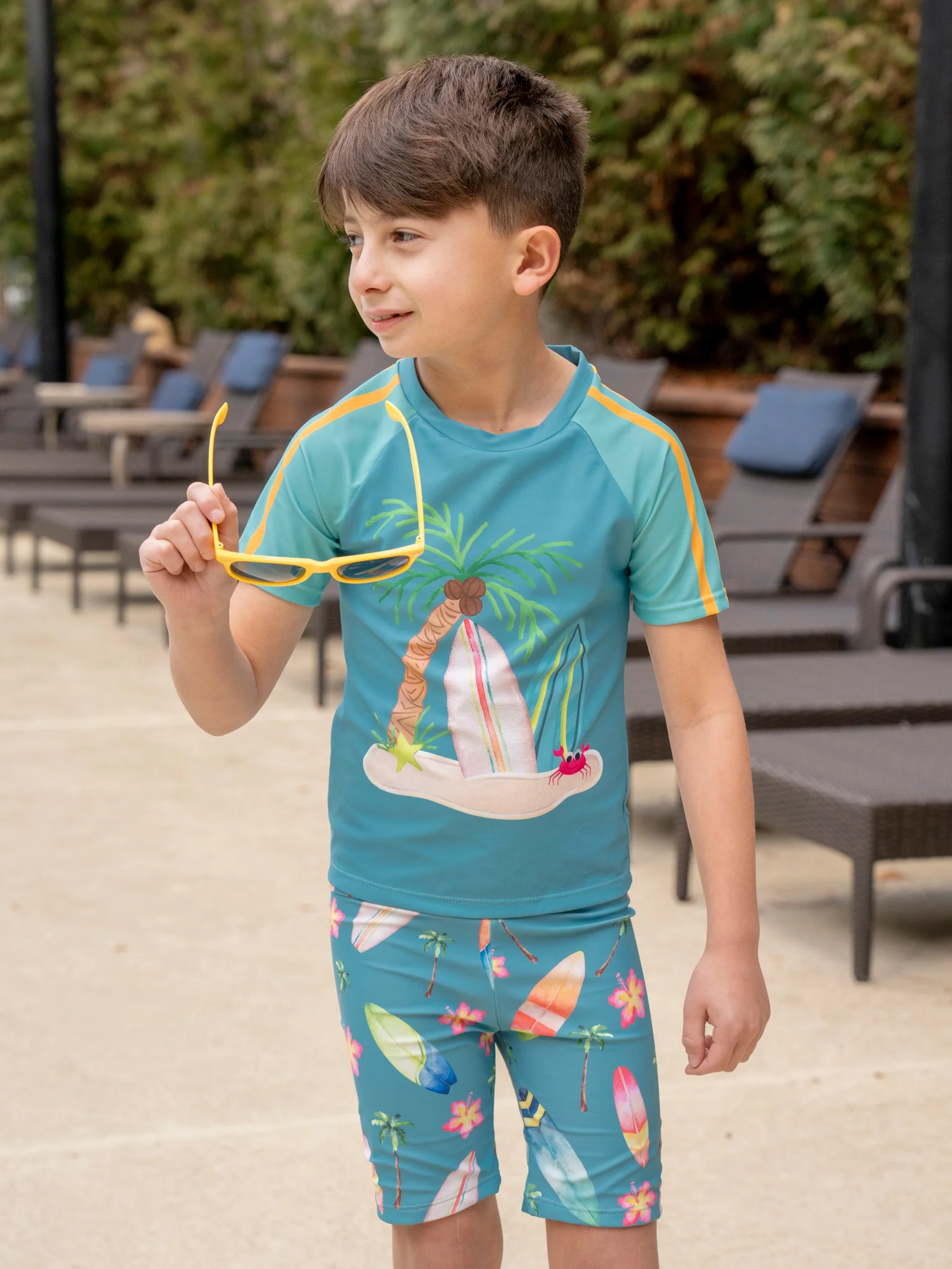 Teal Surf's Up Swim Set