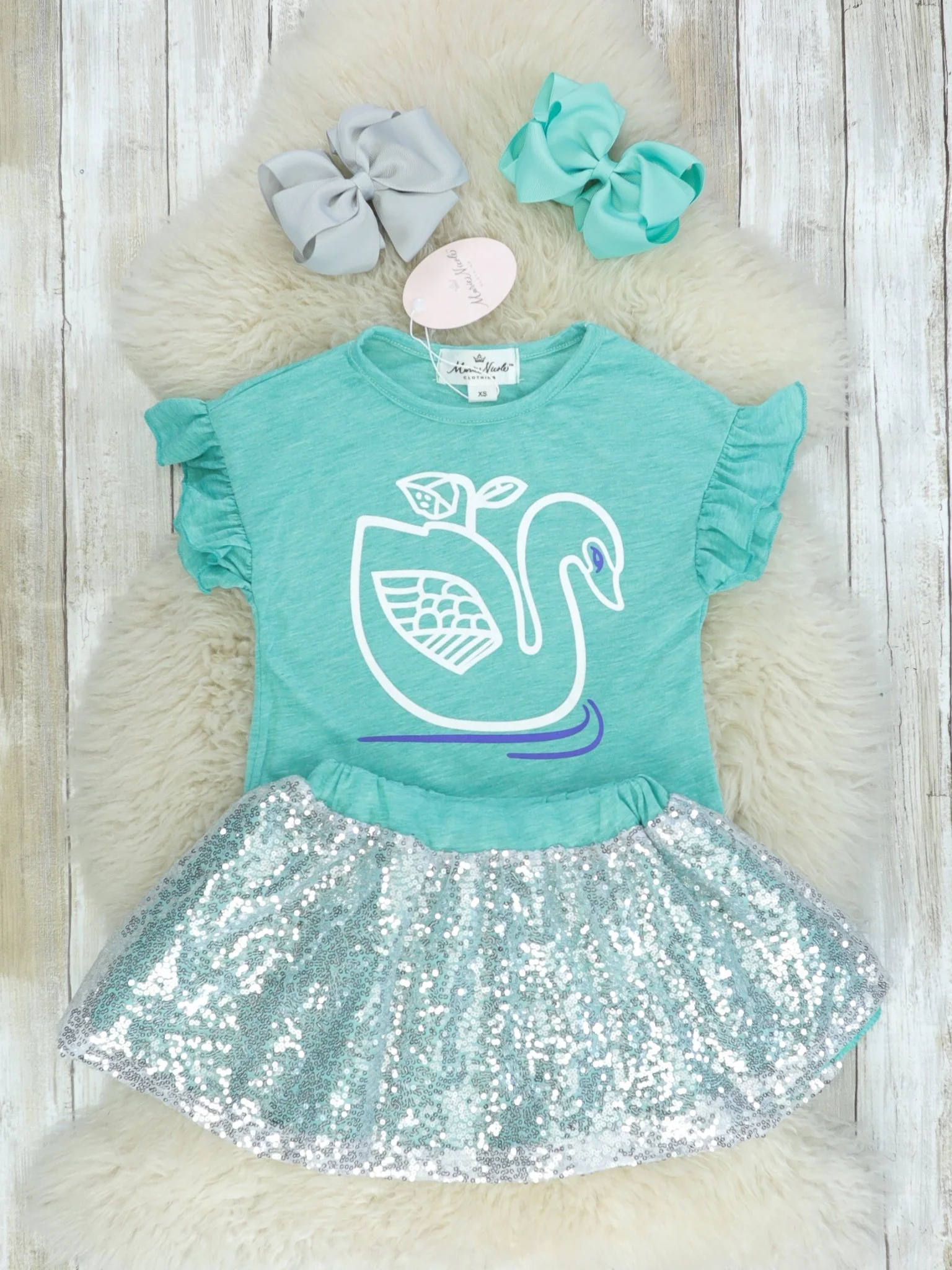 Teal Swan Skirt Outfit - Image 2