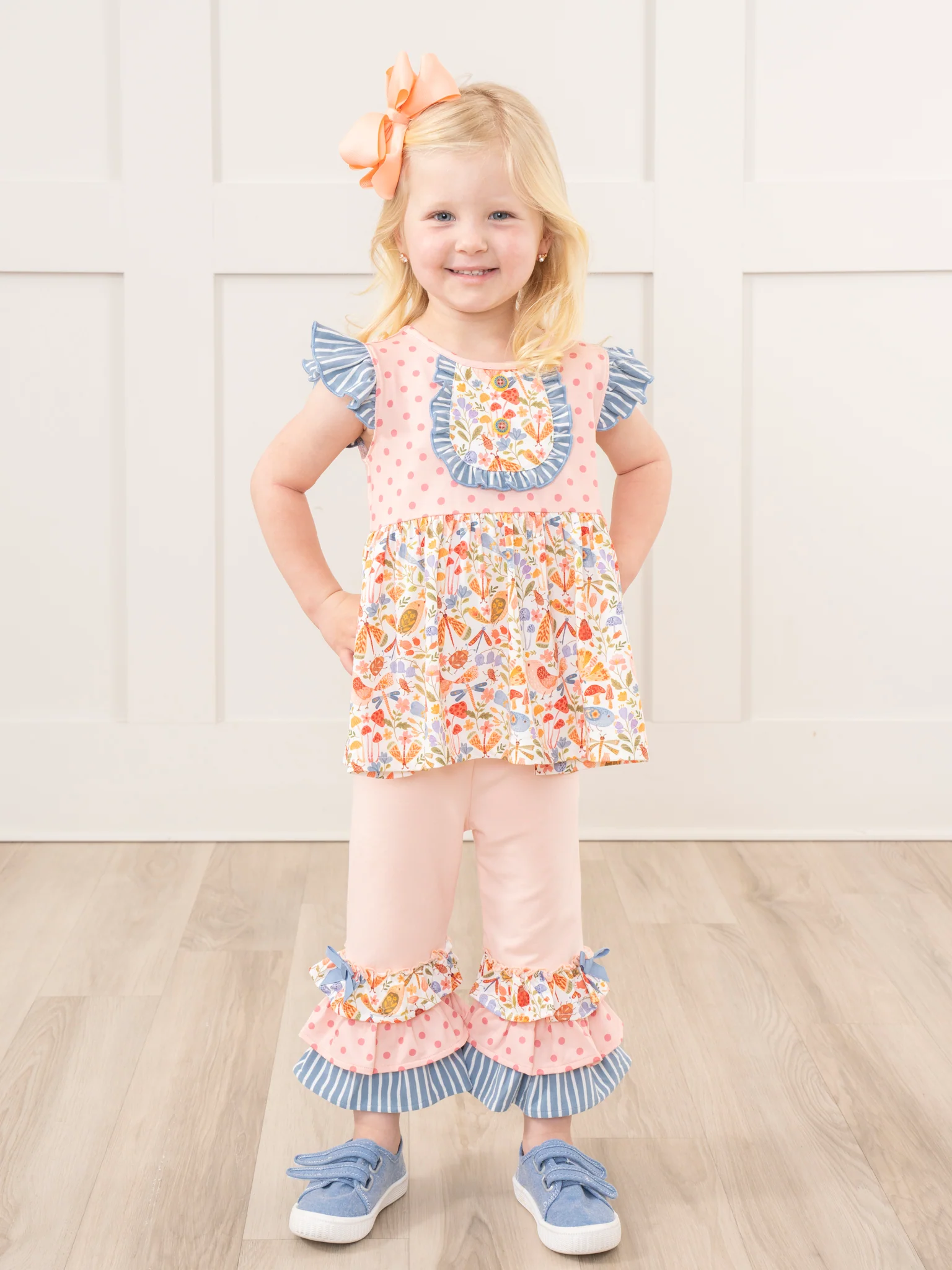 Tennessee Garden Capris Ruffle Outfit - Image 3