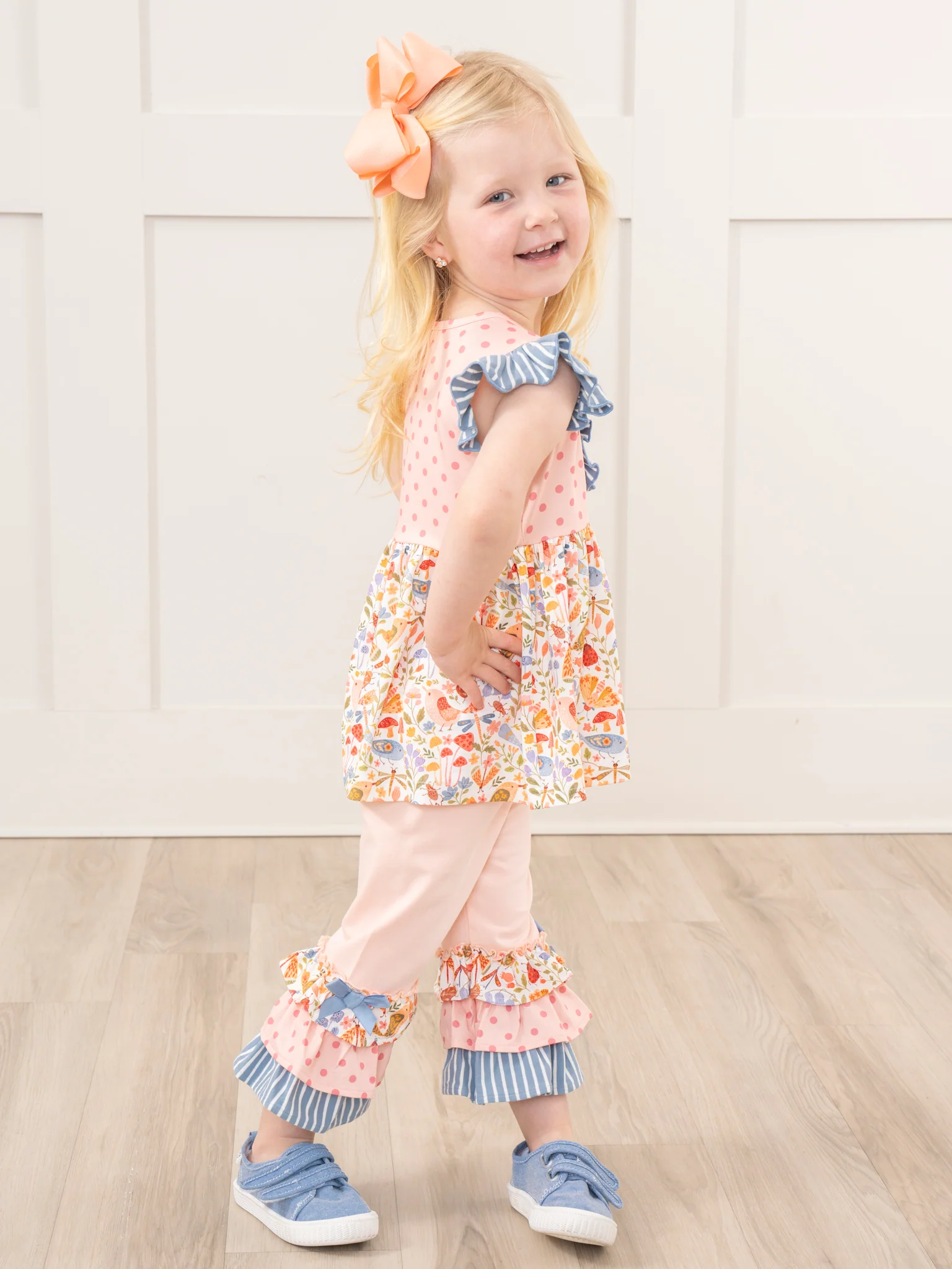 Tennessee Garden Capris Ruffle Outfit - Image 4