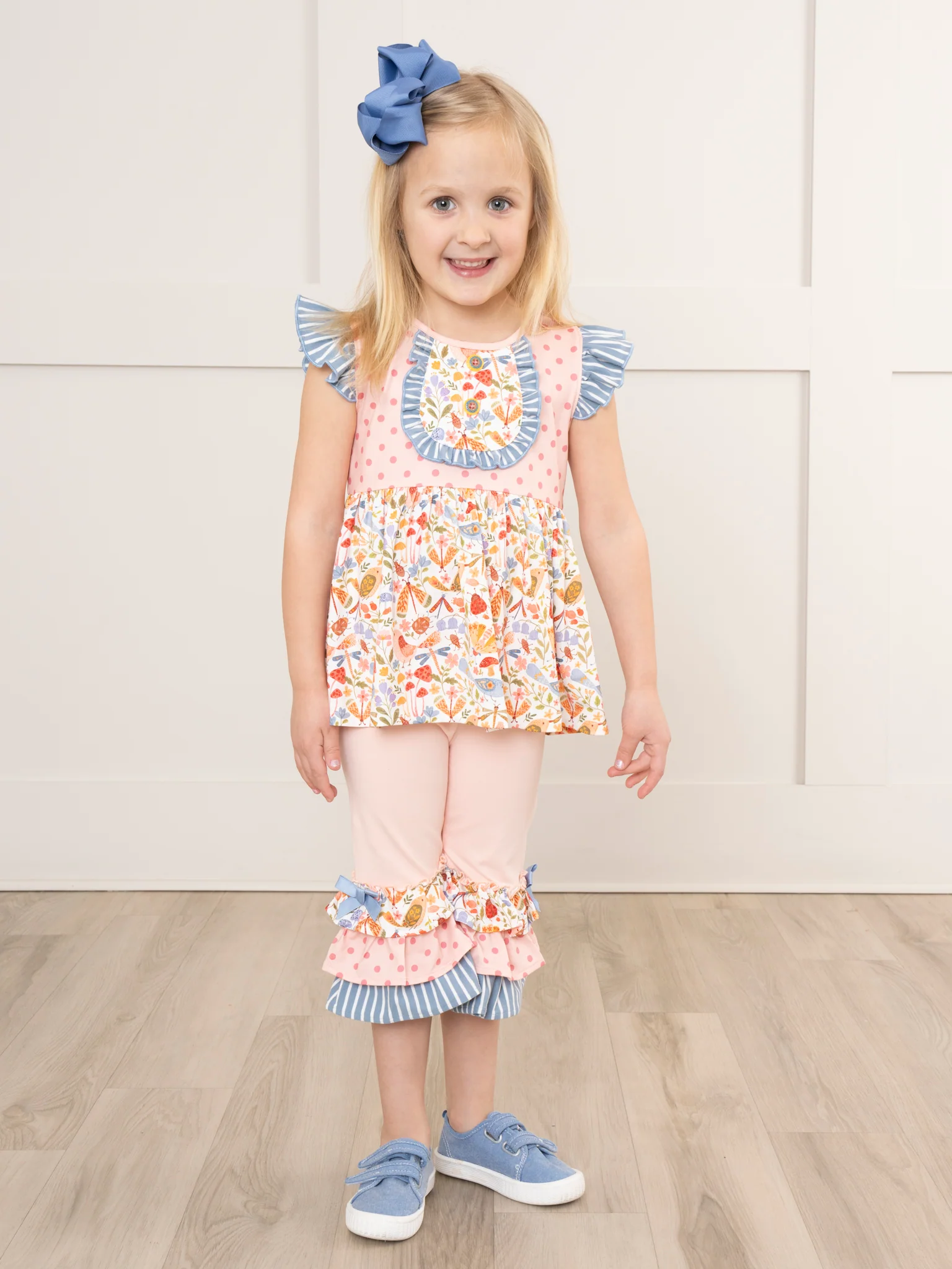 Tennessee Garden Capris Ruffle Outfit - Image 5