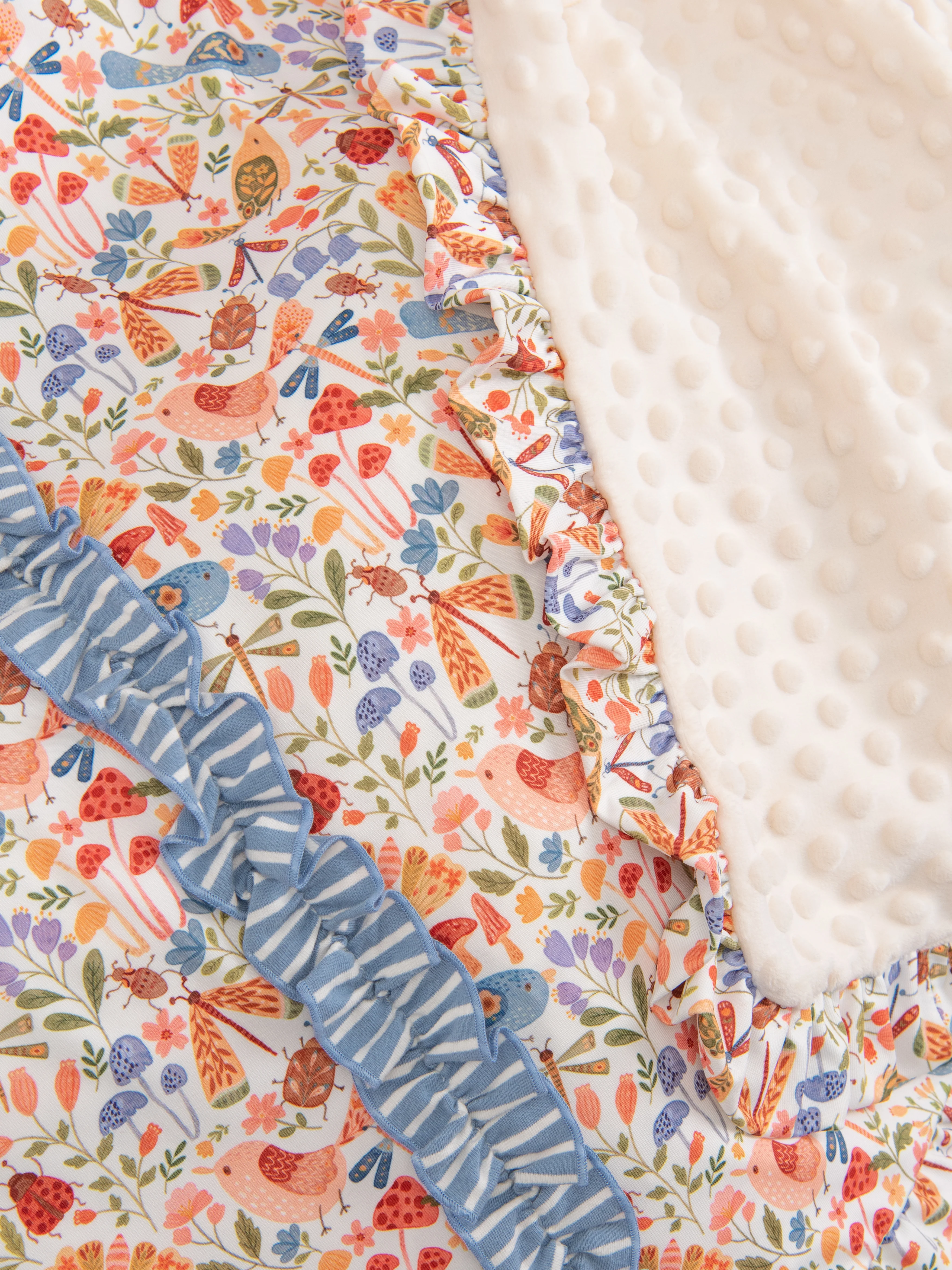 Tennessee Garden Ruffle Blanket - Image 4