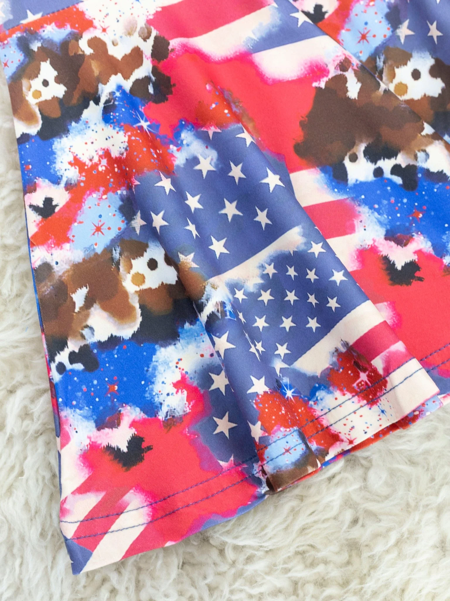 Tie Top & American Flag Bell Bottoms - Image 3