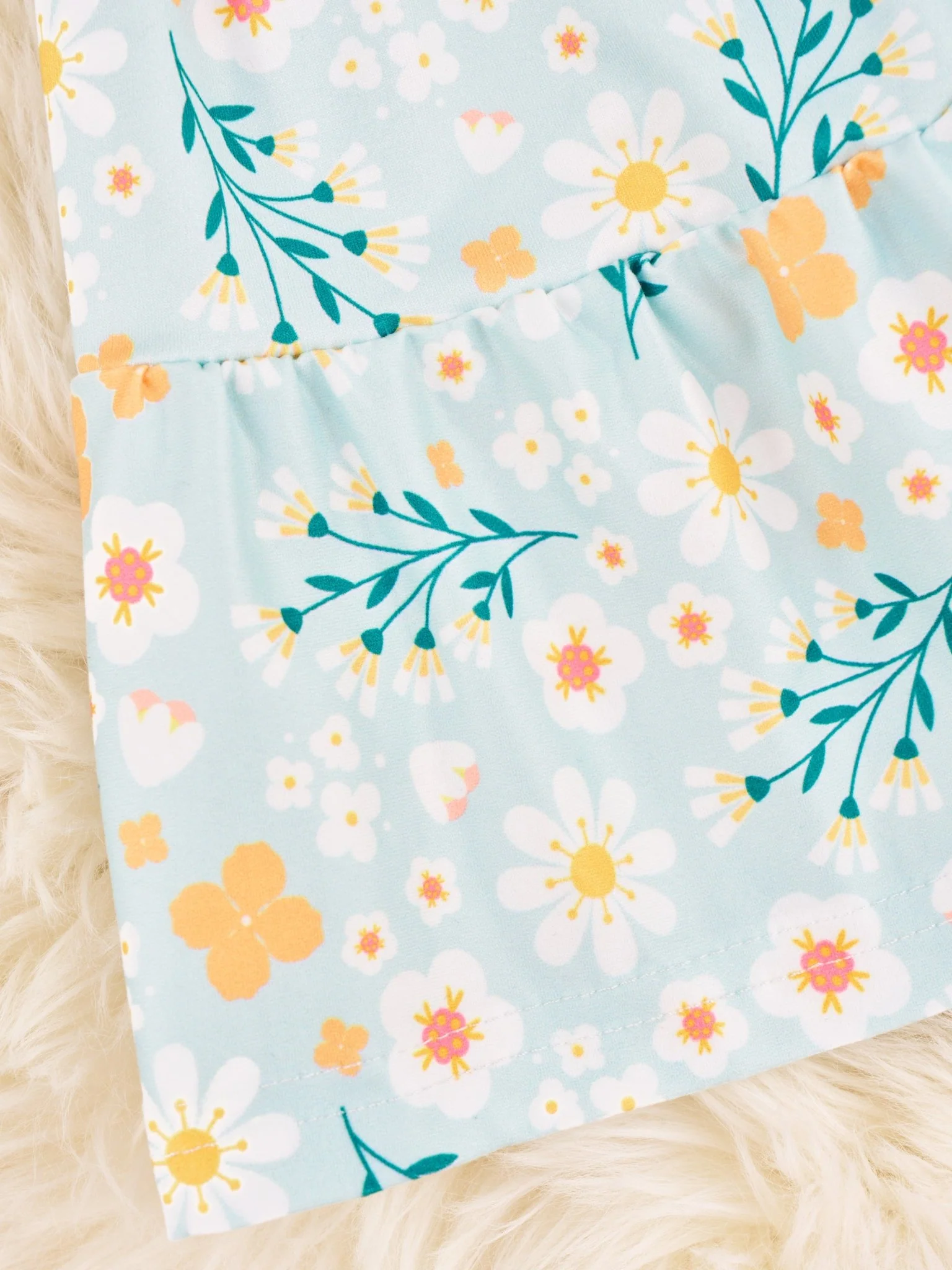 Tiered Daisy Flutter Sleeve Dress - Image 2