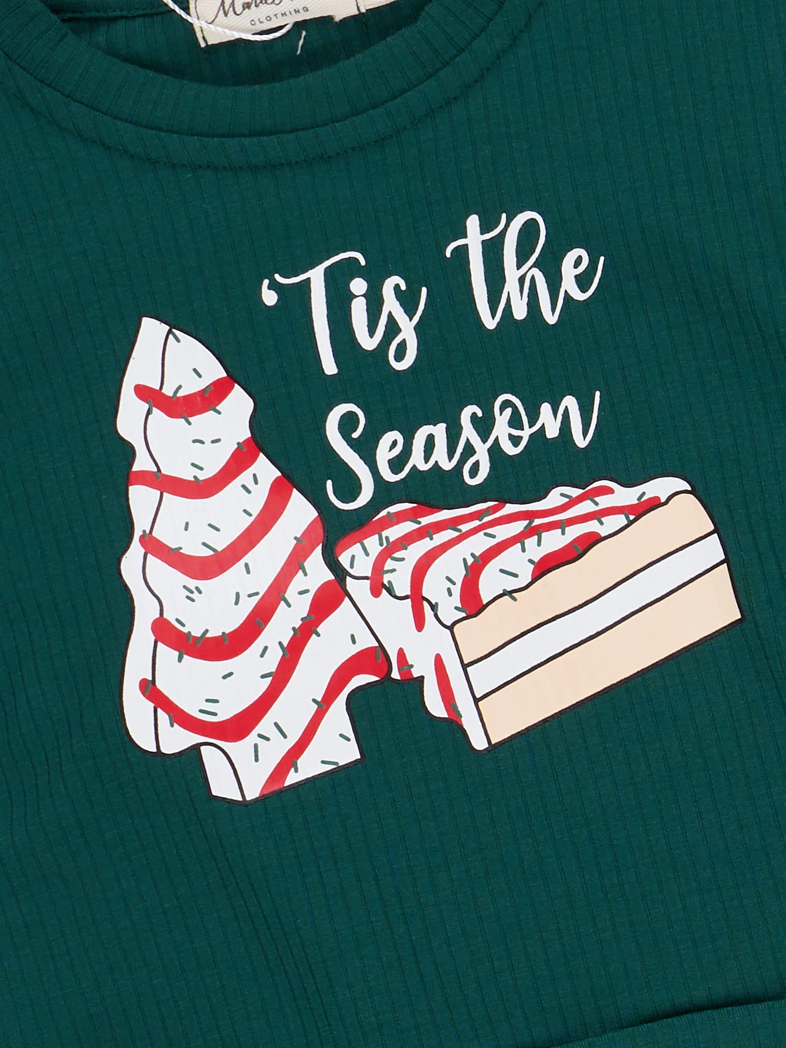 "Tis the Season" Tree Cake Bell Bottoms Outfit - Image 3