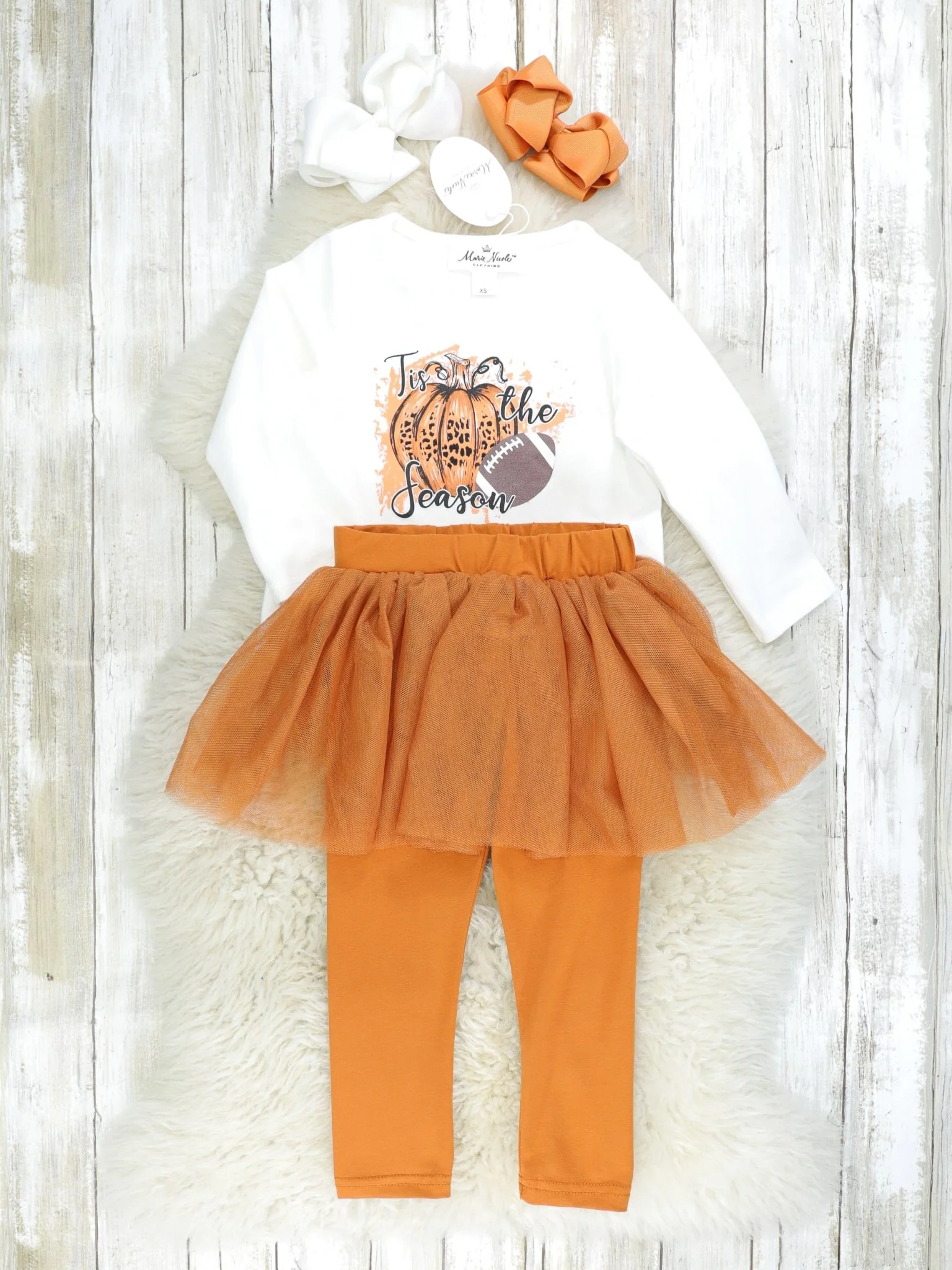 "Tis The Season" Tulle Football Outfit - Image 2