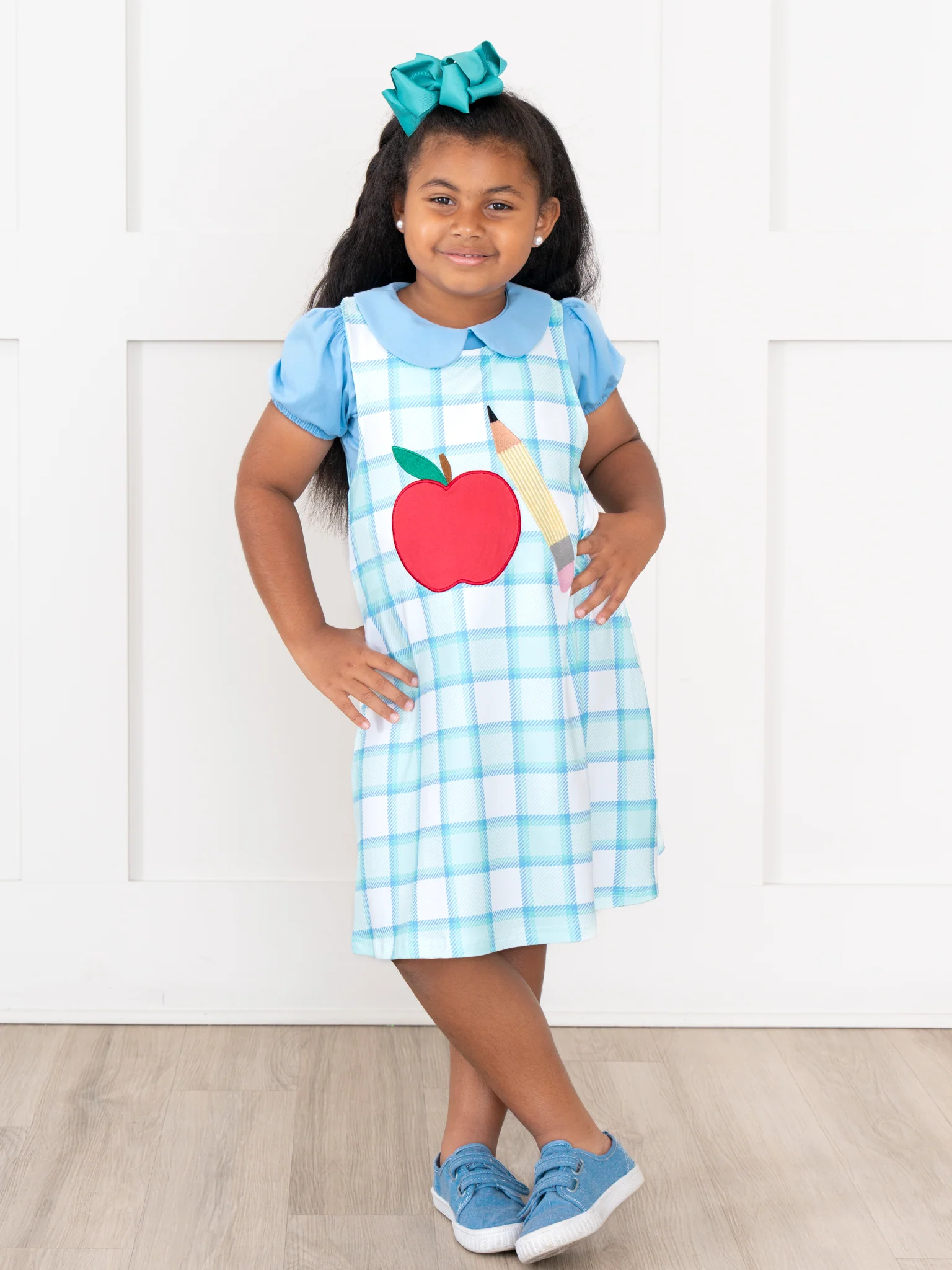Top of Class Plaid Skirtall Outfit - Image 6
