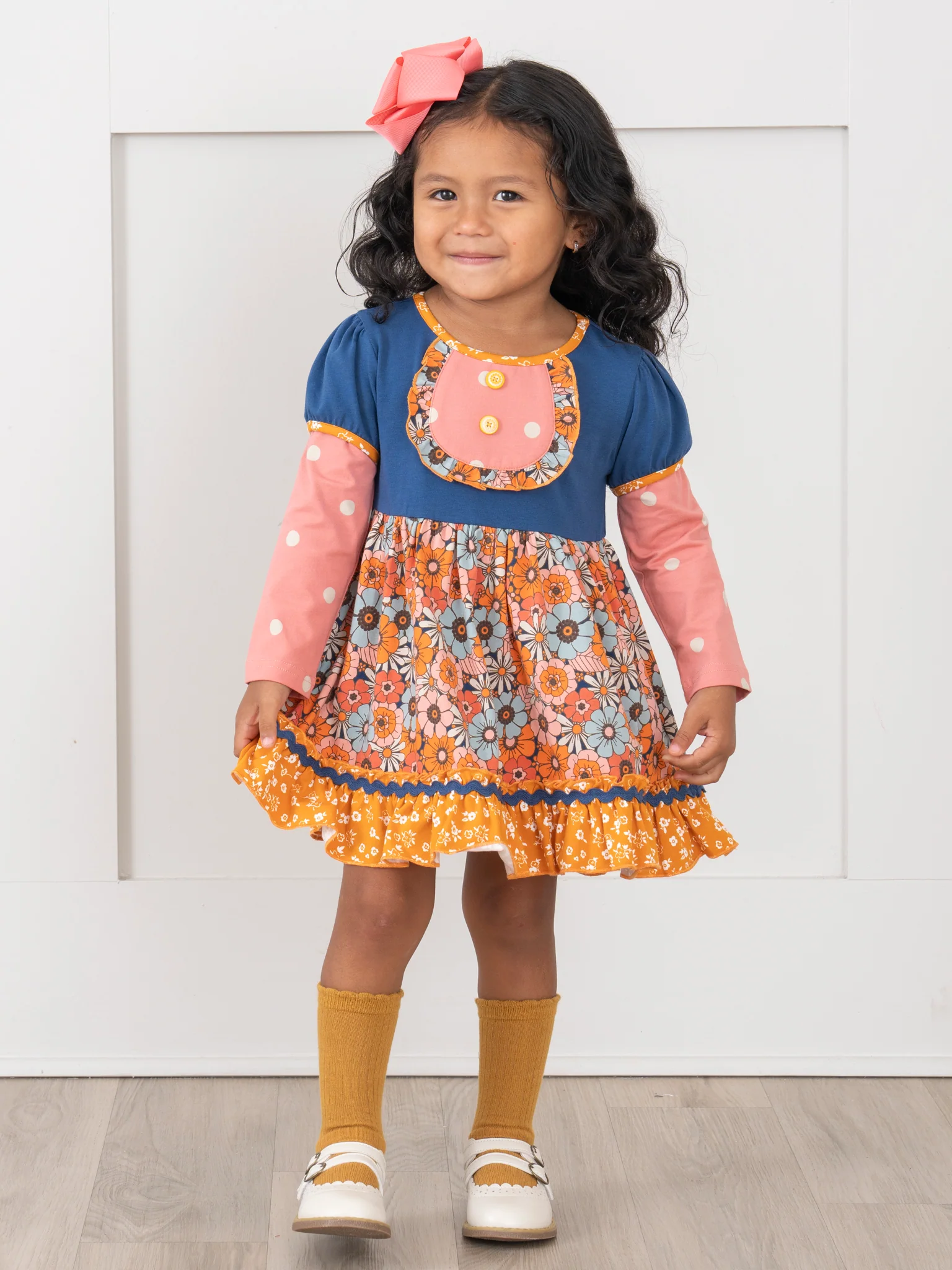 Treasured Petals Sweet Ruffle Dress - Image 3