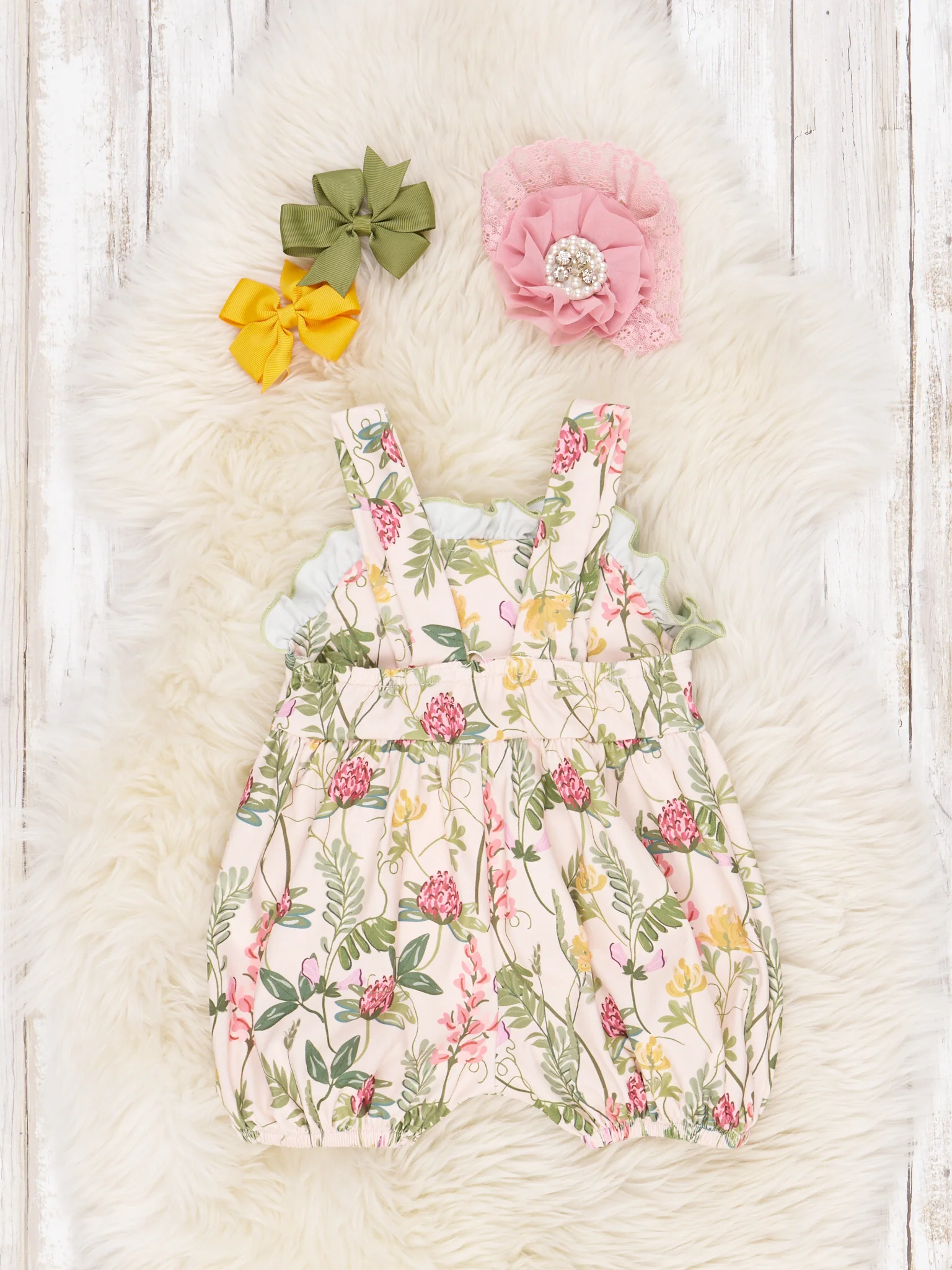 Tropical Ruffle Romper - Image 2