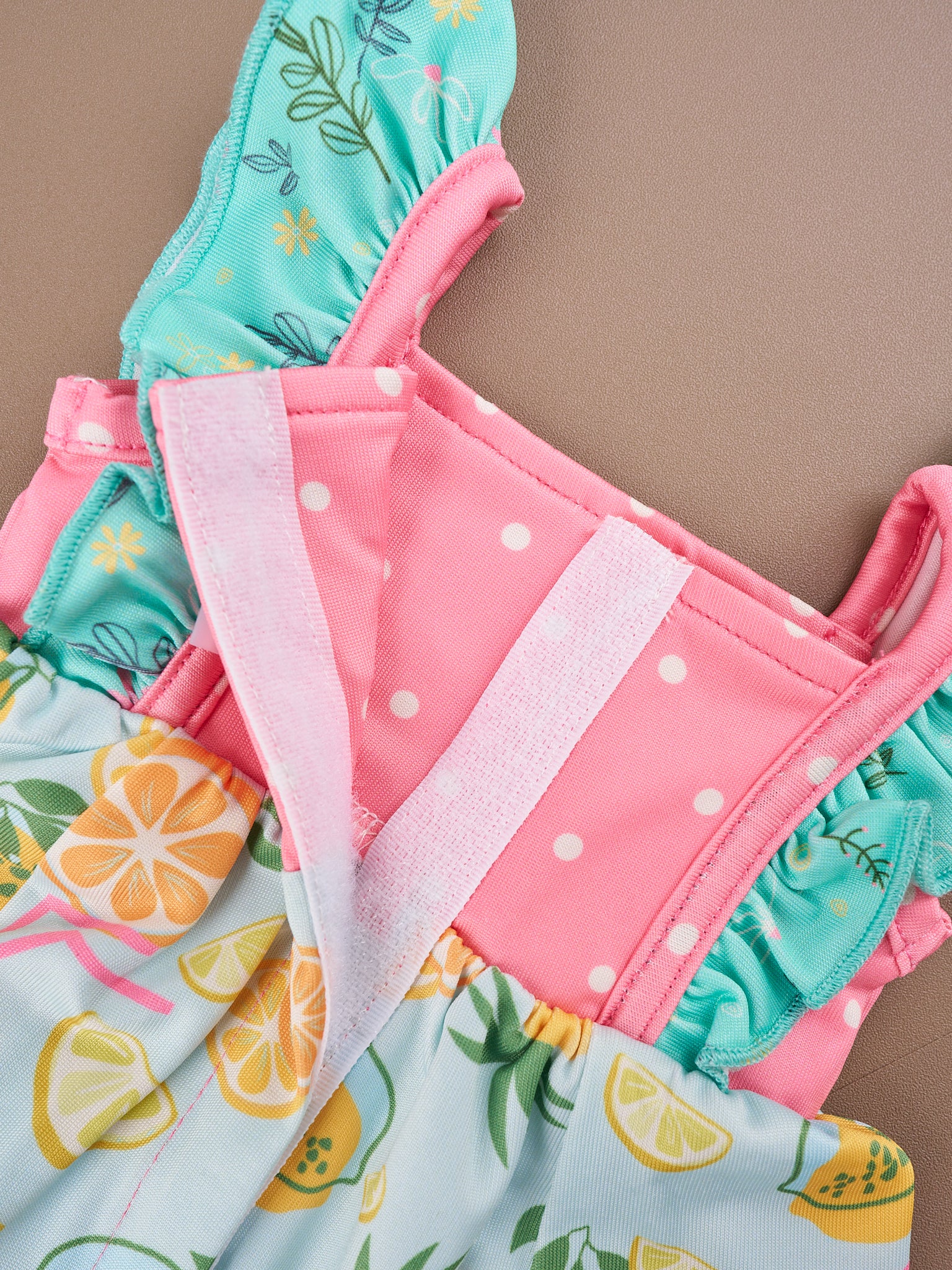 Tropical Twist Ruffle Tank 18 Inch Doll Dress - Image 7