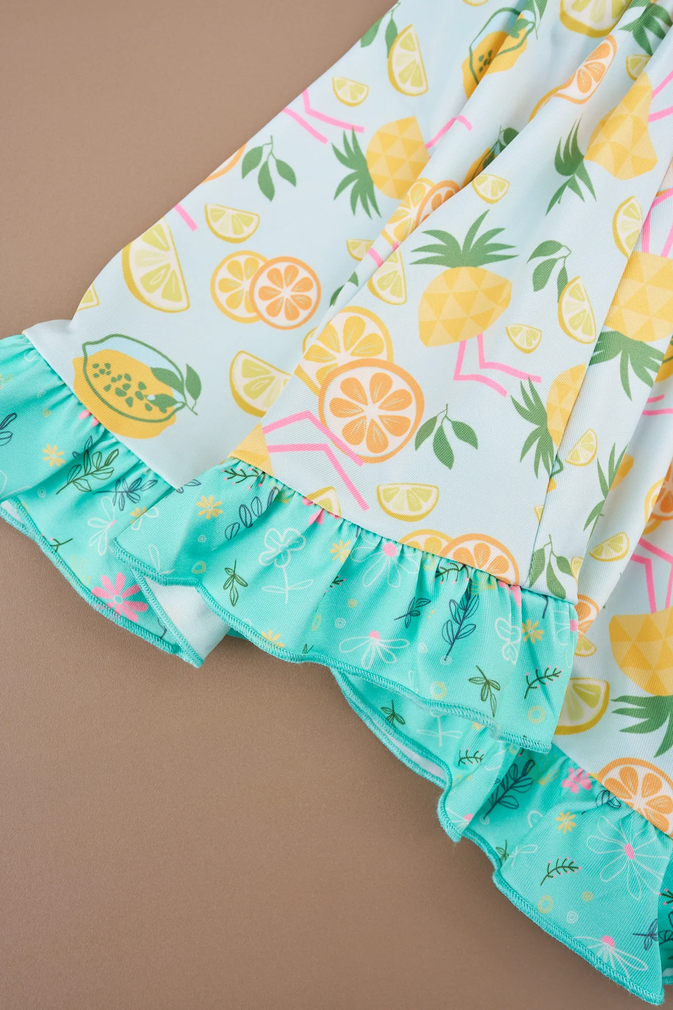Tropical Twist Ruffle Tank Dress - Image 6