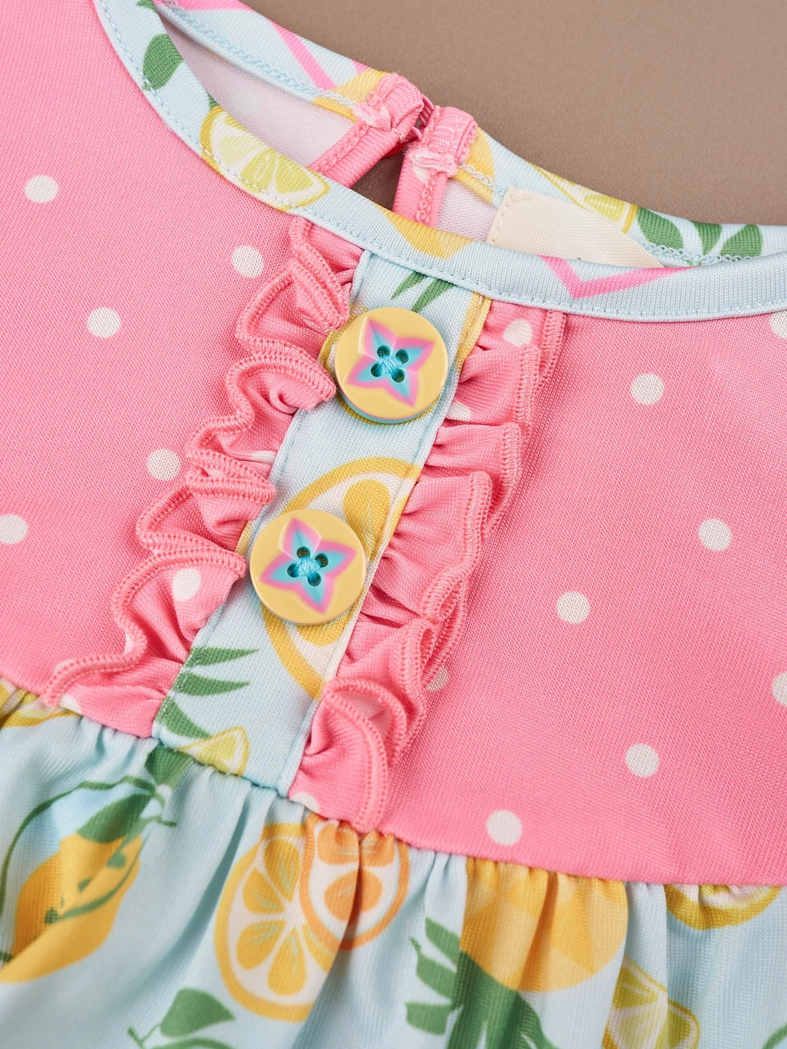 Tropical Twist Ruffle Tank Outfit - Image 4