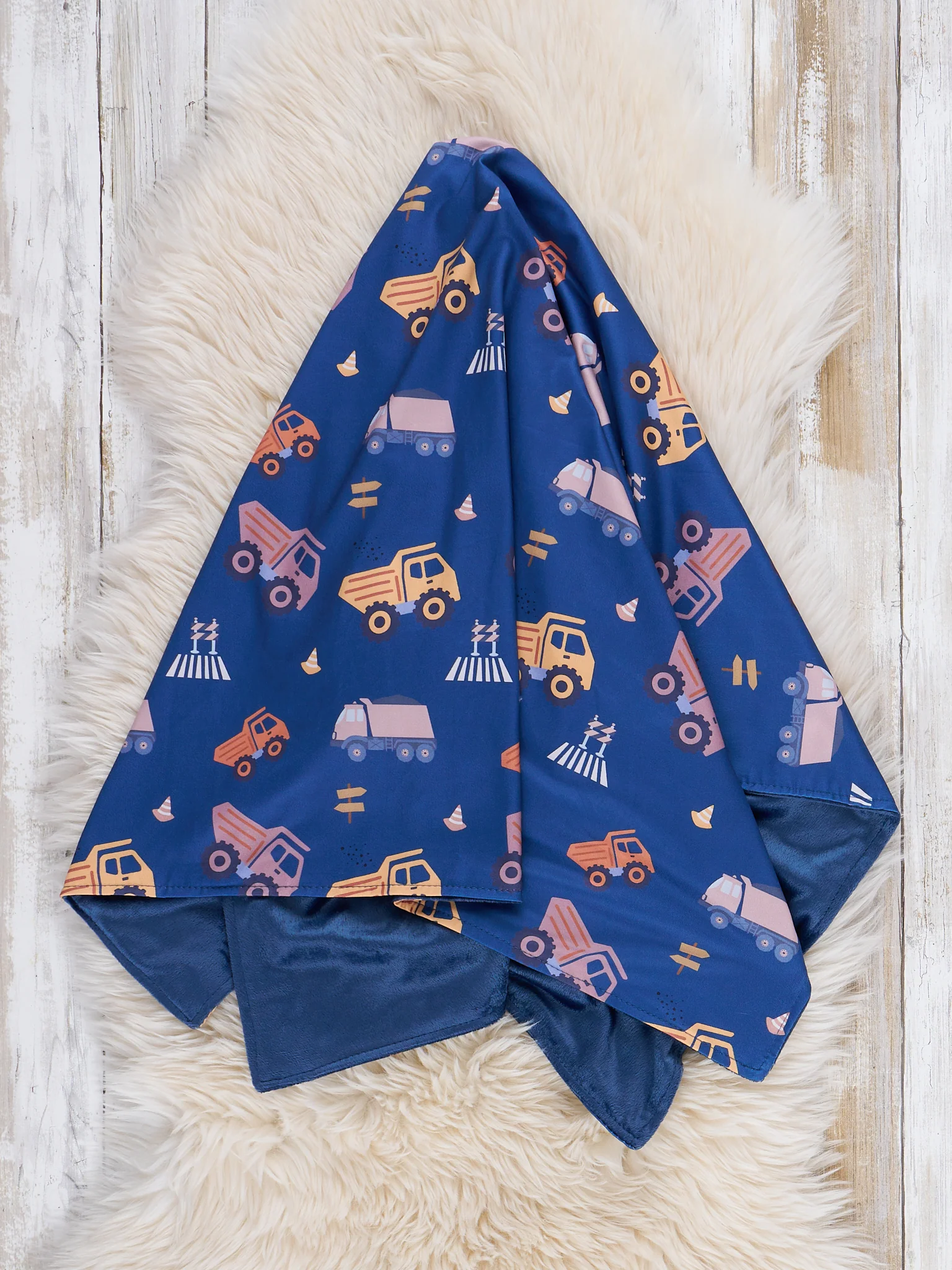 Truck Stop Baby Blanket