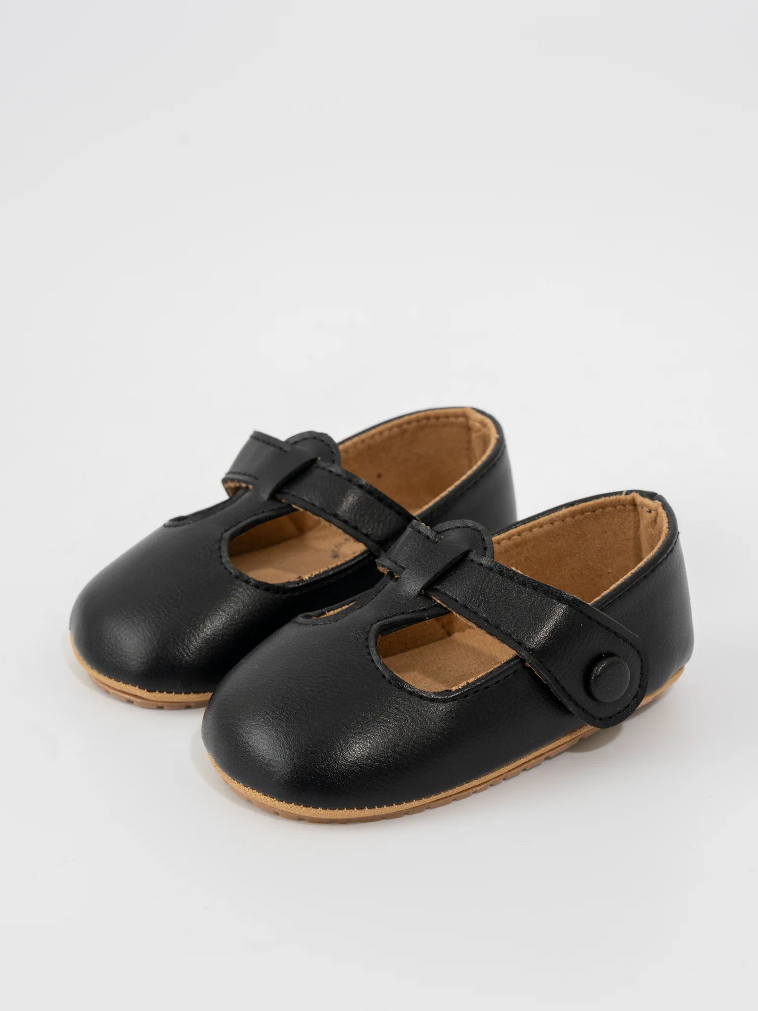 T-Strap Mary Jane Baby Shoe Black