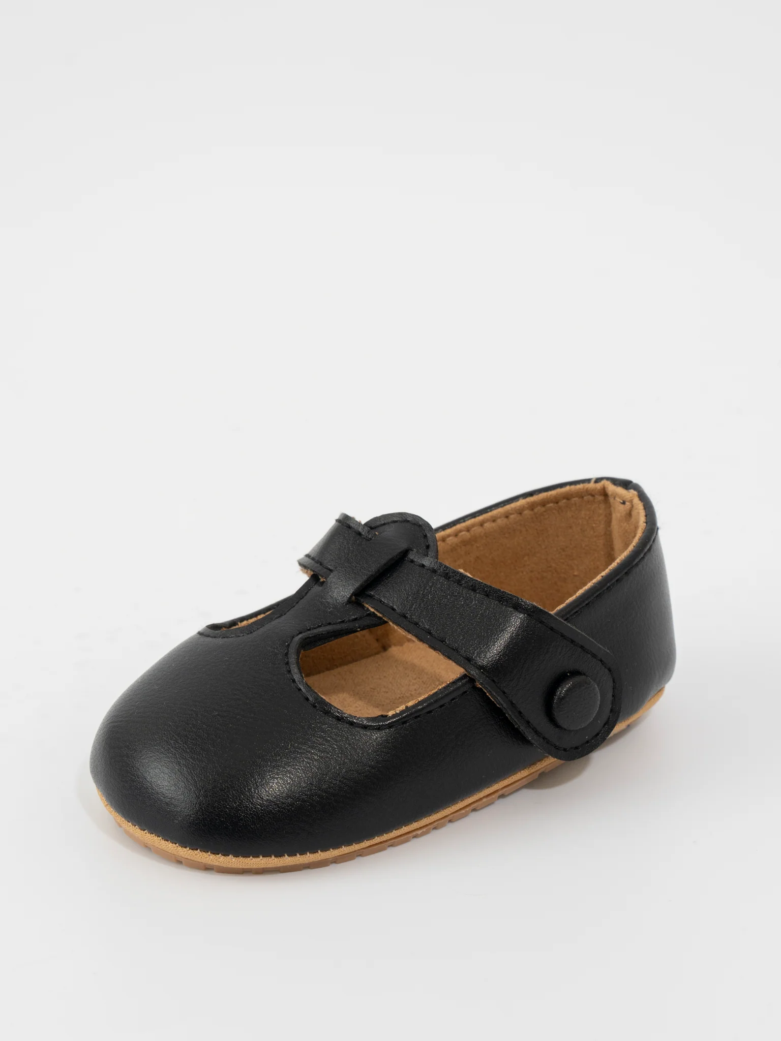 T-Strap Mary Jane Baby Shoe Black - Image 4