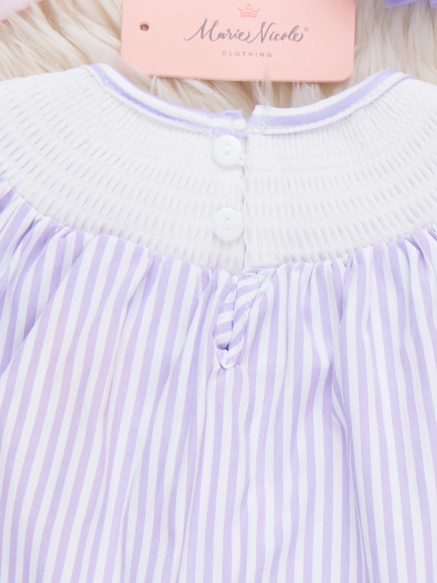 Tulip Smocked Striped Dress - Image 4