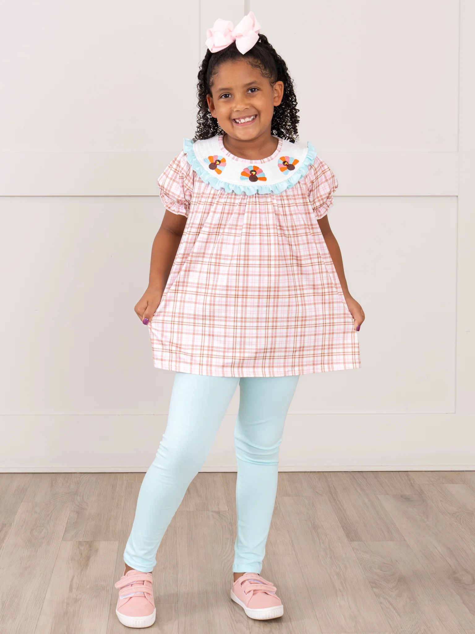 Turkey Trot Smocked Outfit