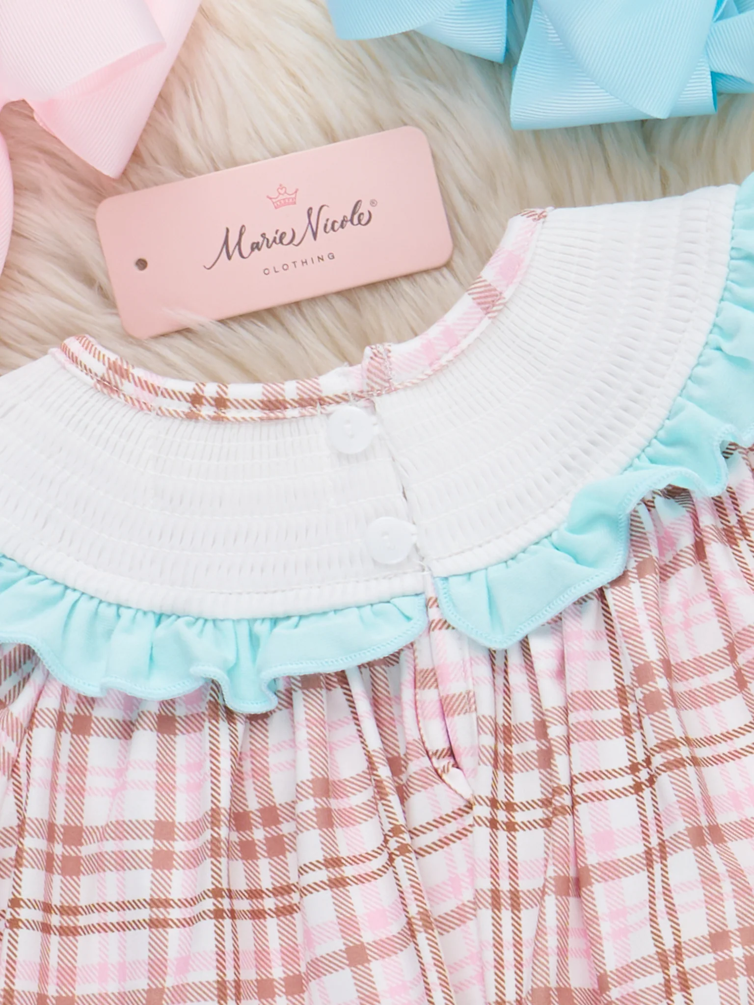 Turkey Trot Smocked Outfit - Image 5