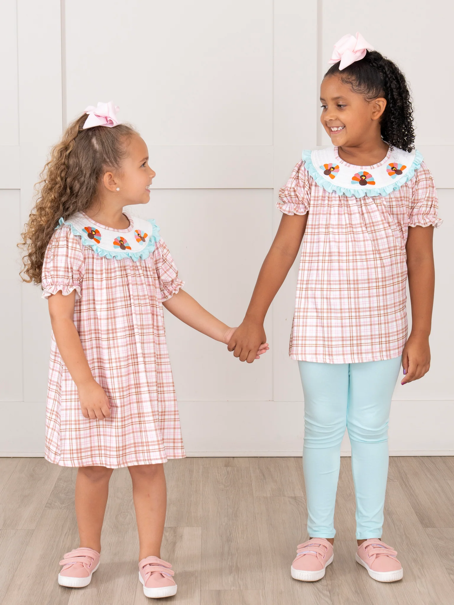 Turkey Trot Smocked Outfit - Image 6