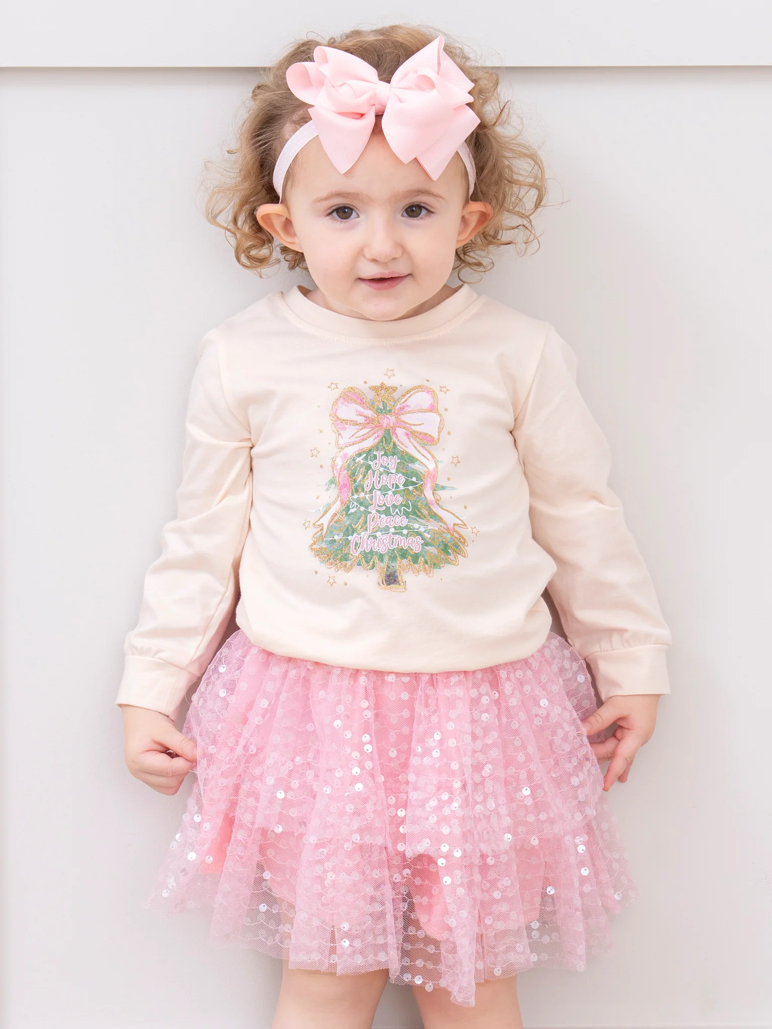 Twinkle Tree & Glitz Tulle Skirt Outfit