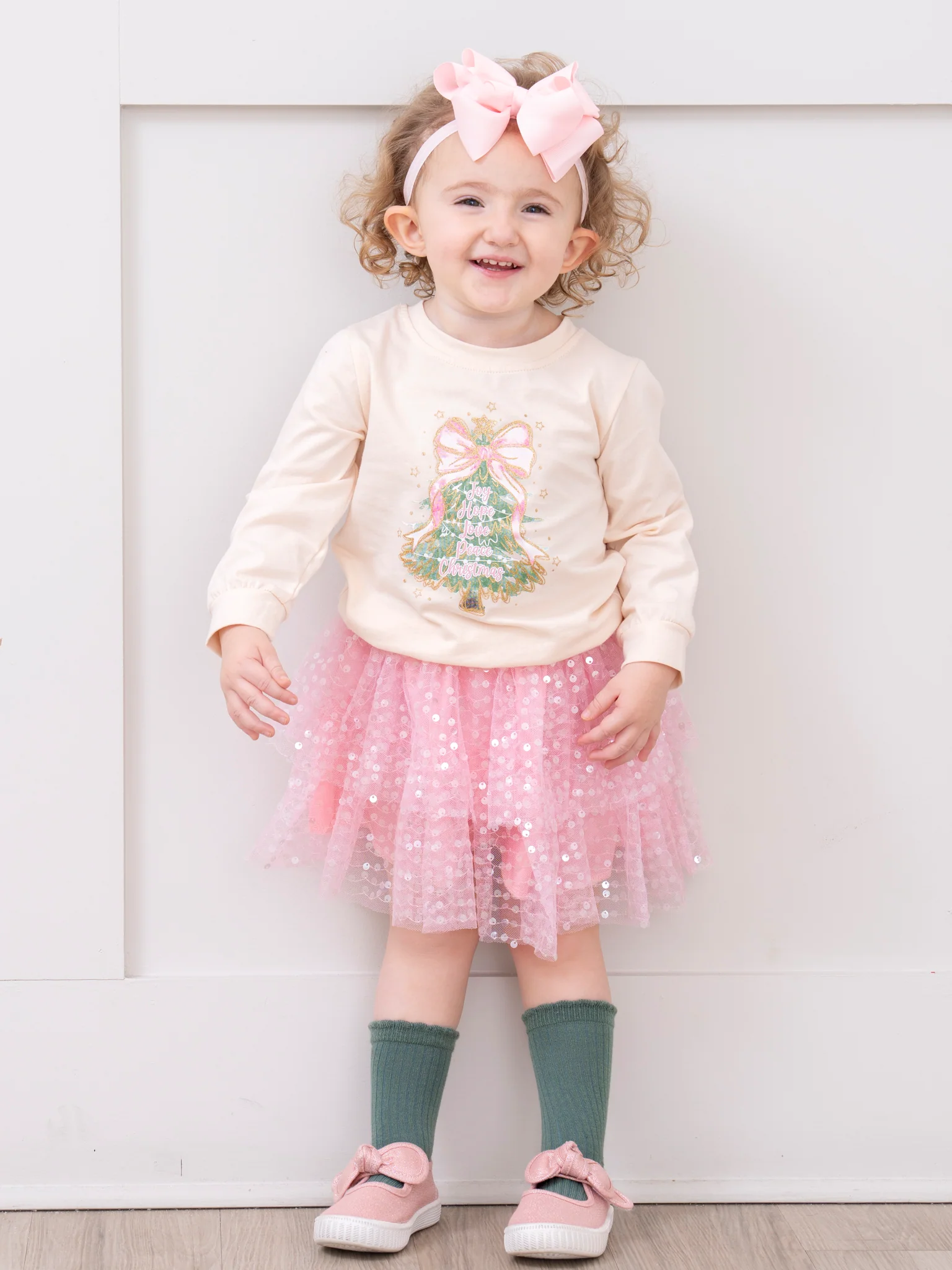 Twinkle Tree & Glitz Tulle Skirt Outfit - Image 6