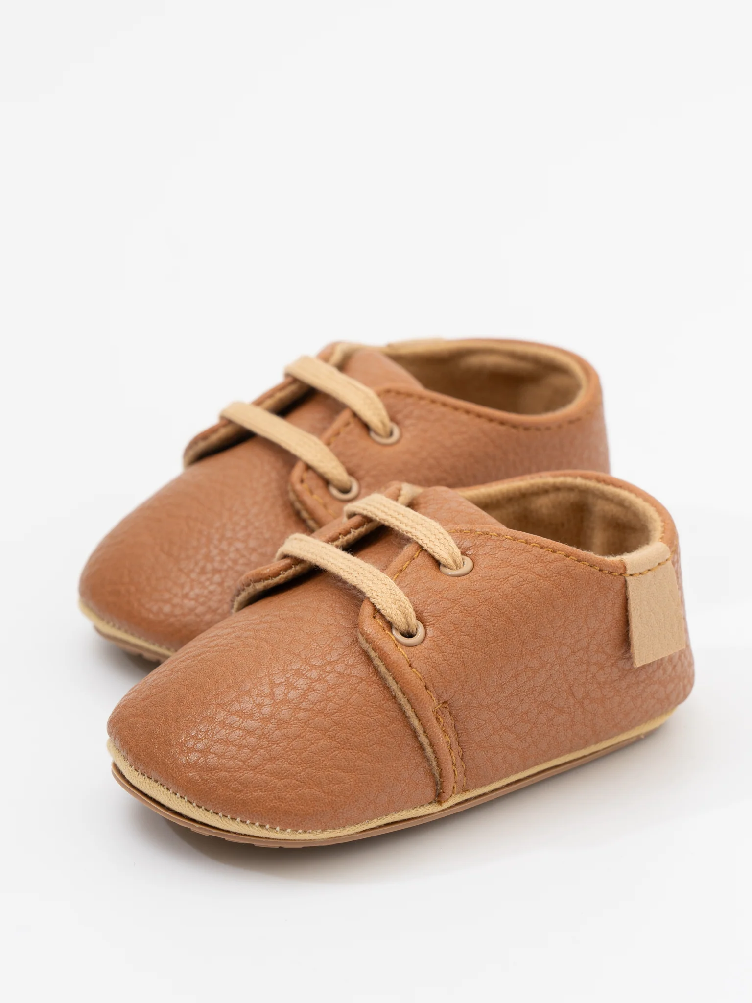 Unisex Lace Moccasin Shoes For Baby - Image 4