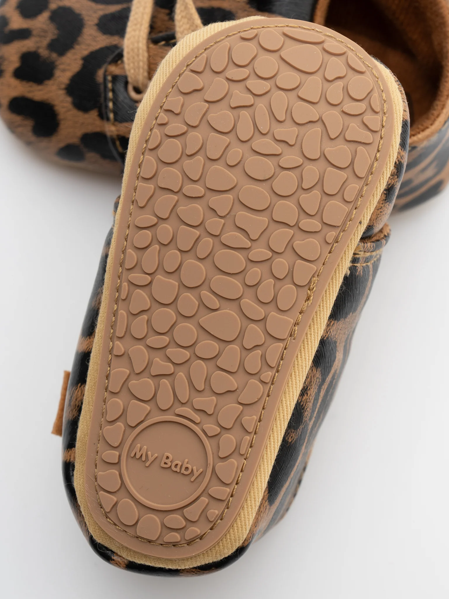 Unisex Lace Moccasin Shoes For Baby - Image 7