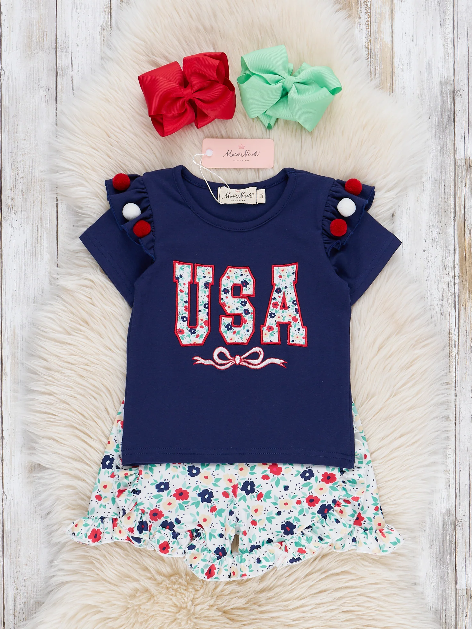 USA Garden Ruffle Outfit - Image 2