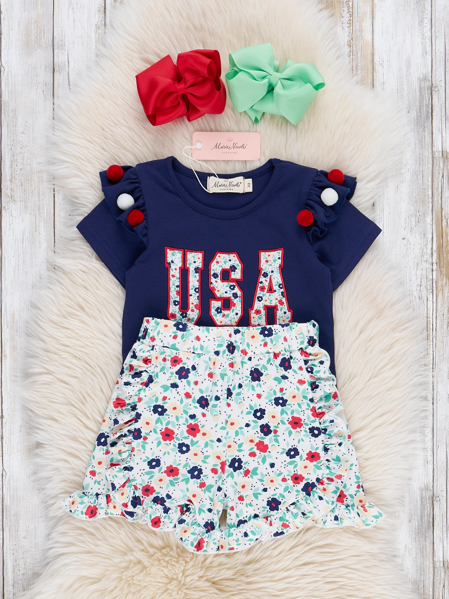 USA Garden Ruffle Outfit - Image 3