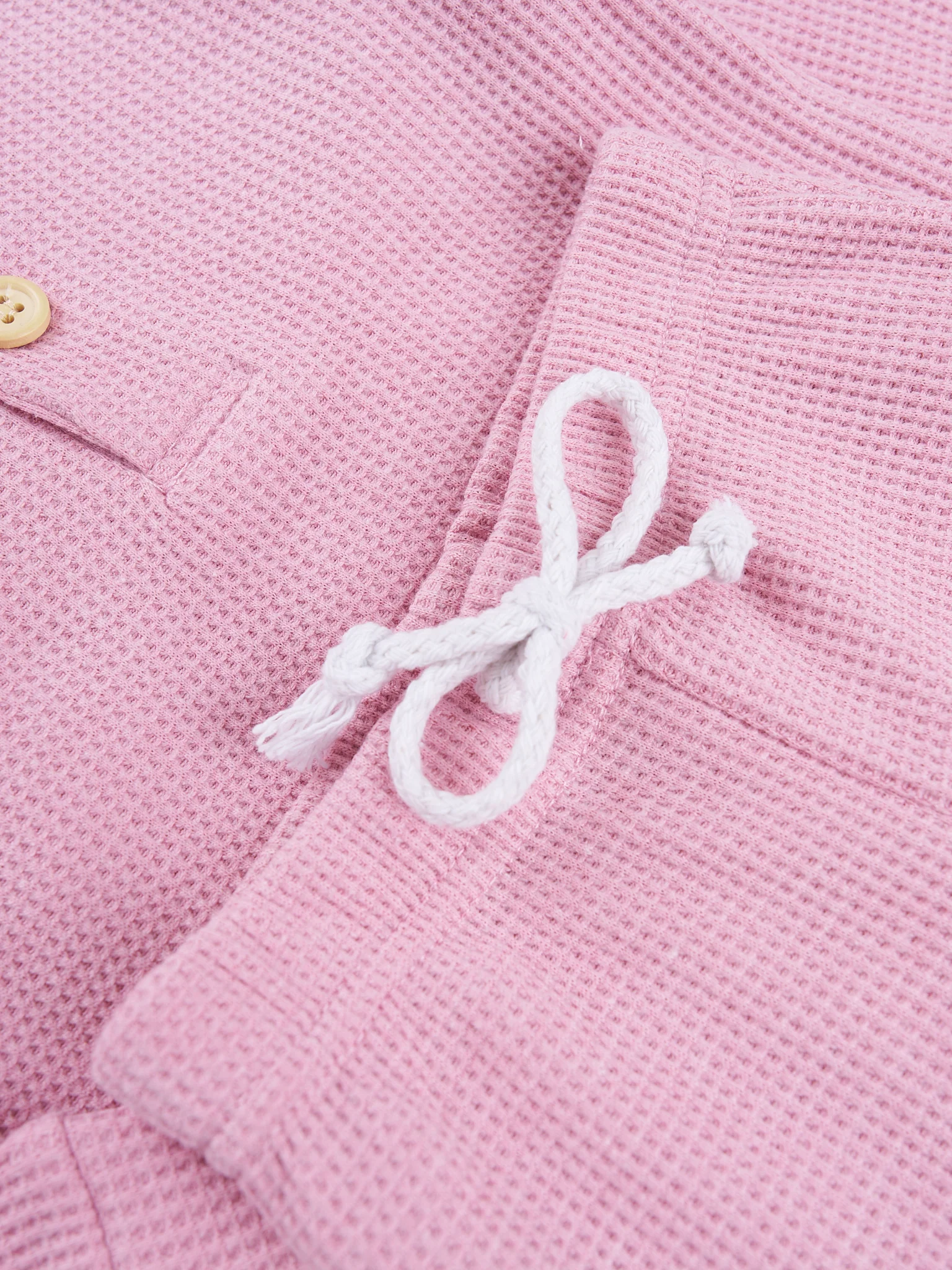 Waffle Knit Henley & Joggers Set - Image 8