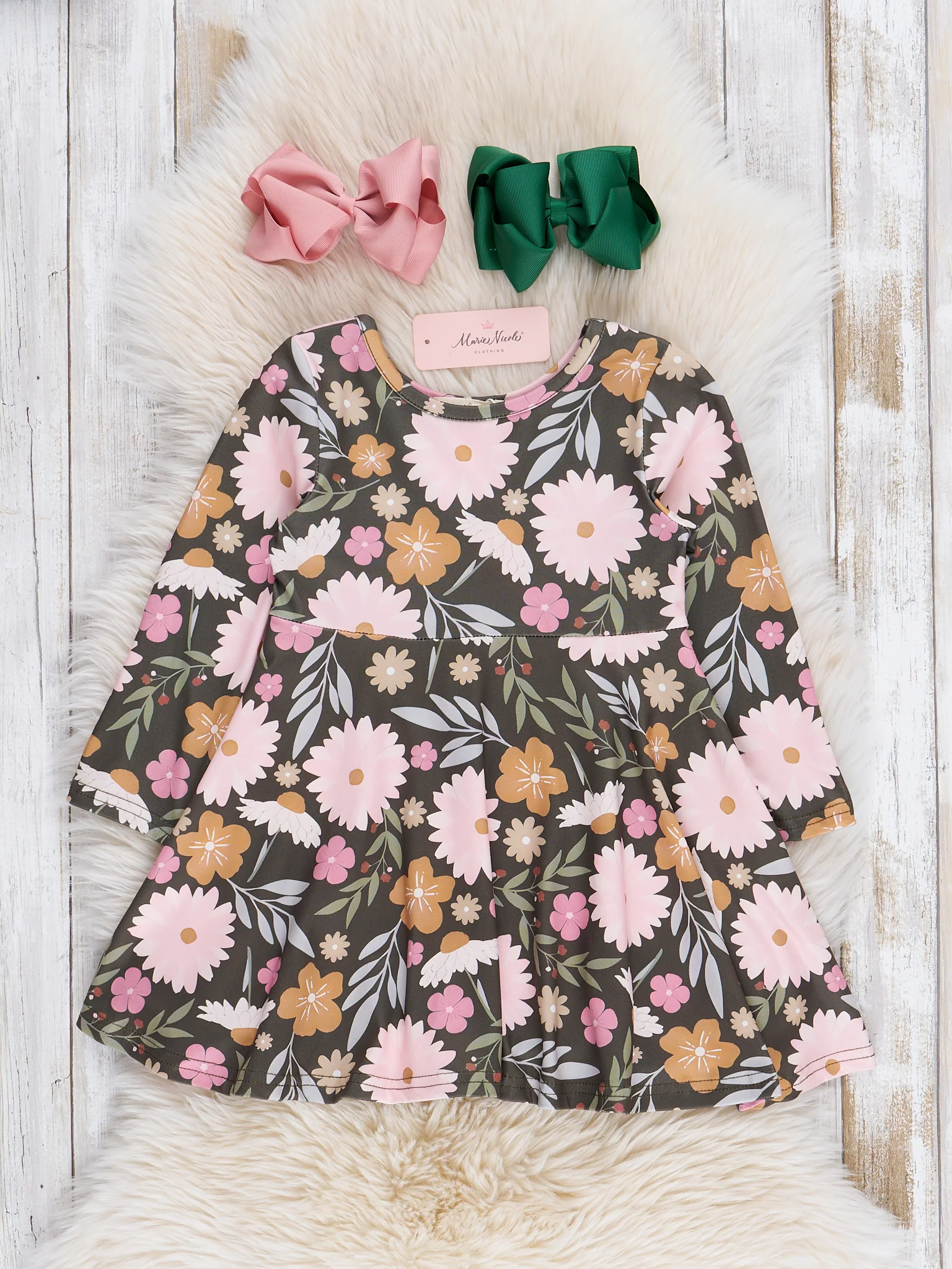 Warm Autumn Blooms Swing Dress - Image 2