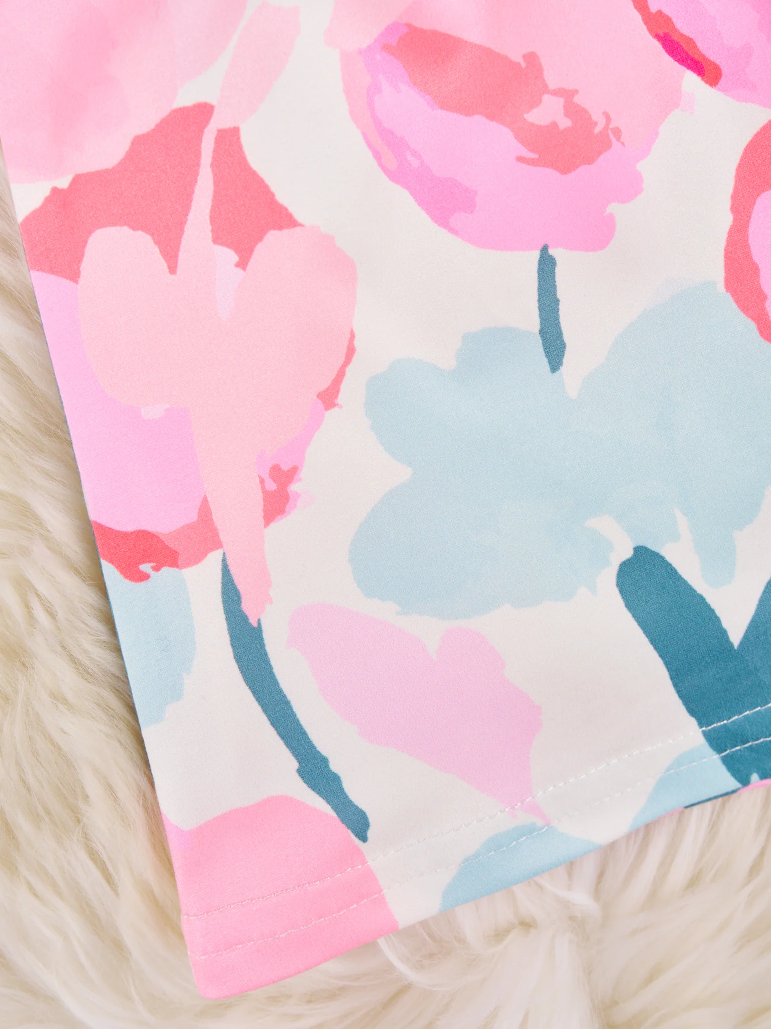 Watercolor Floral Ruffle Outfit - Image 3