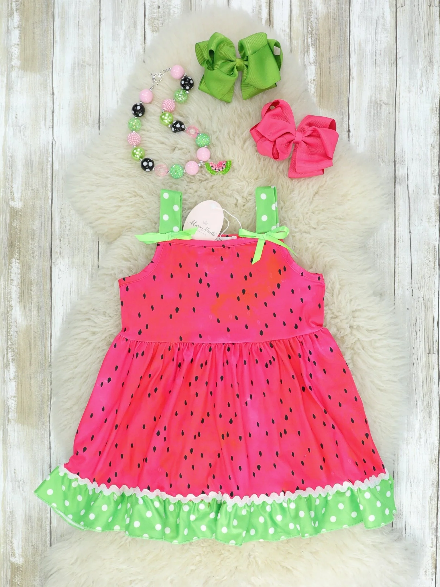 Watermelon Midi Tank Dress