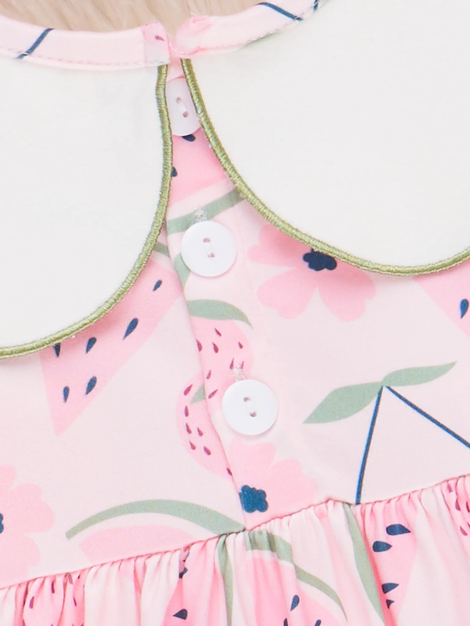 Watermelon Pops Embroidered Ruffle Outfit - Image 5