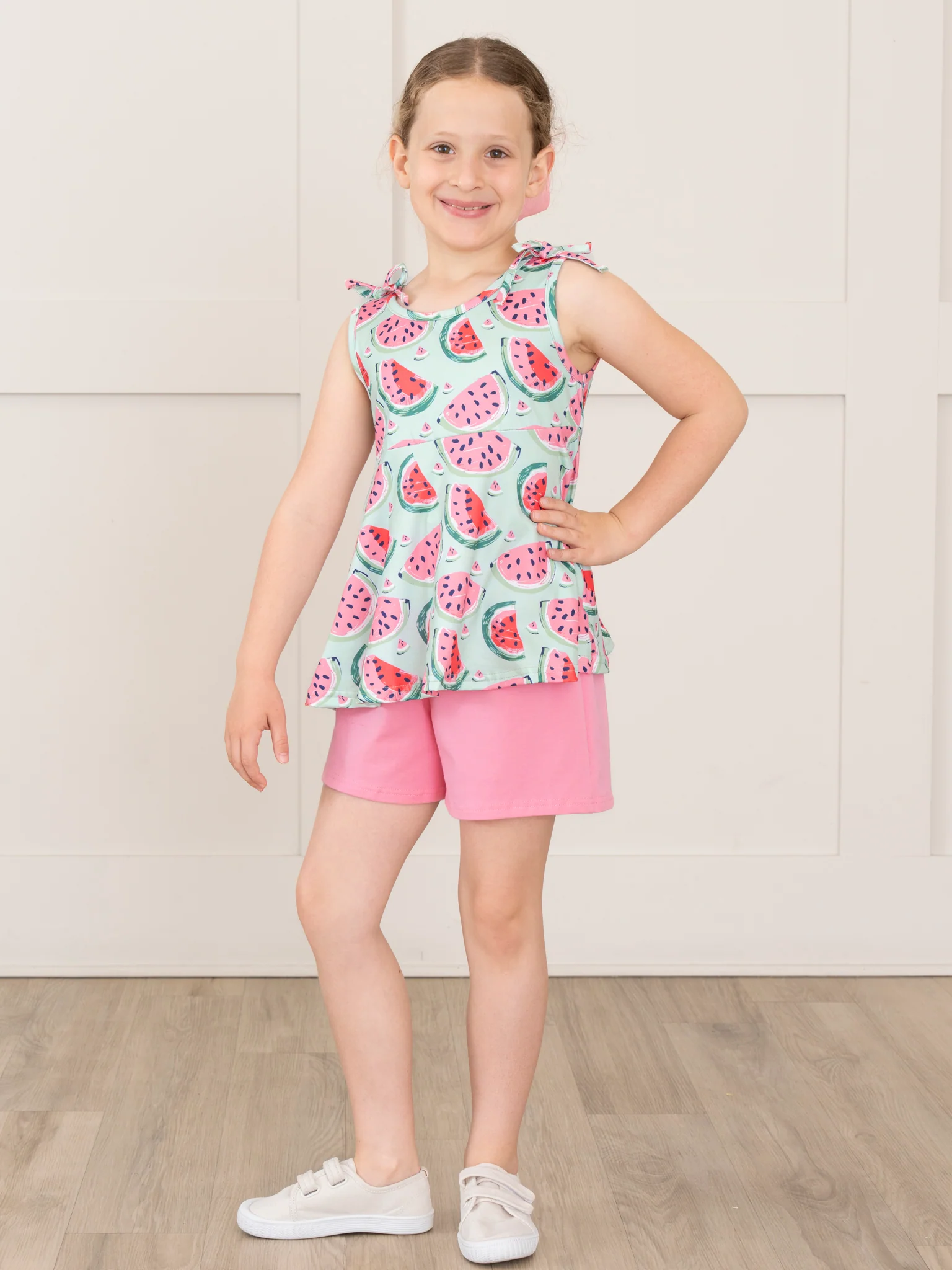 Watermelon Splash Tie Swing Outfit - Image 5