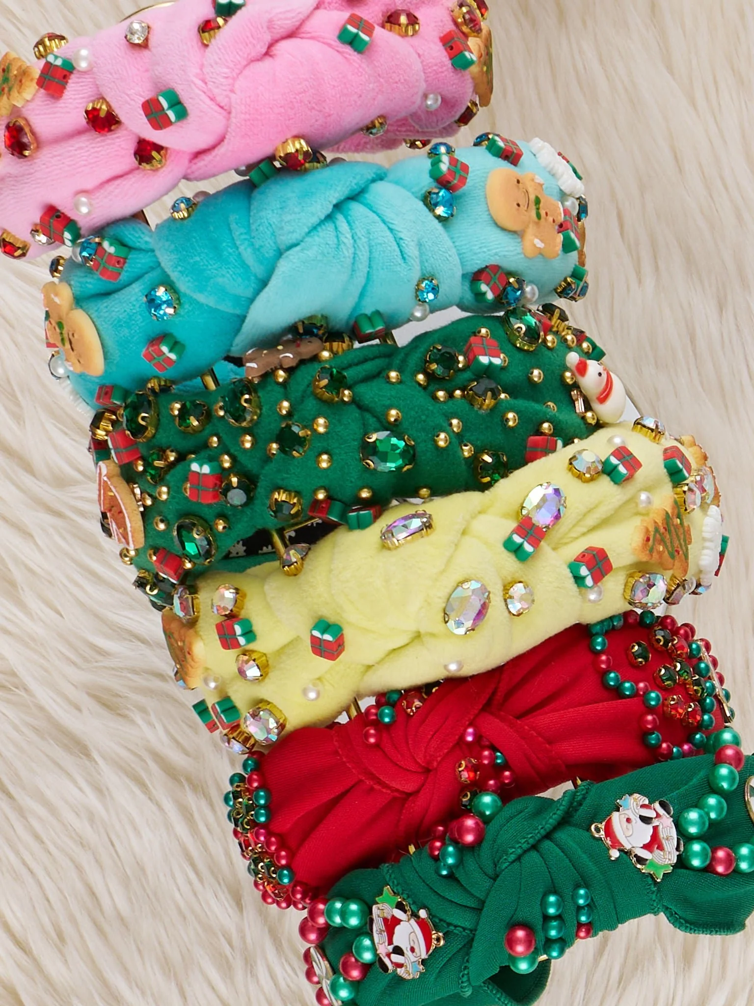 Winter Holiday Wishes Charm Headband - Image 7