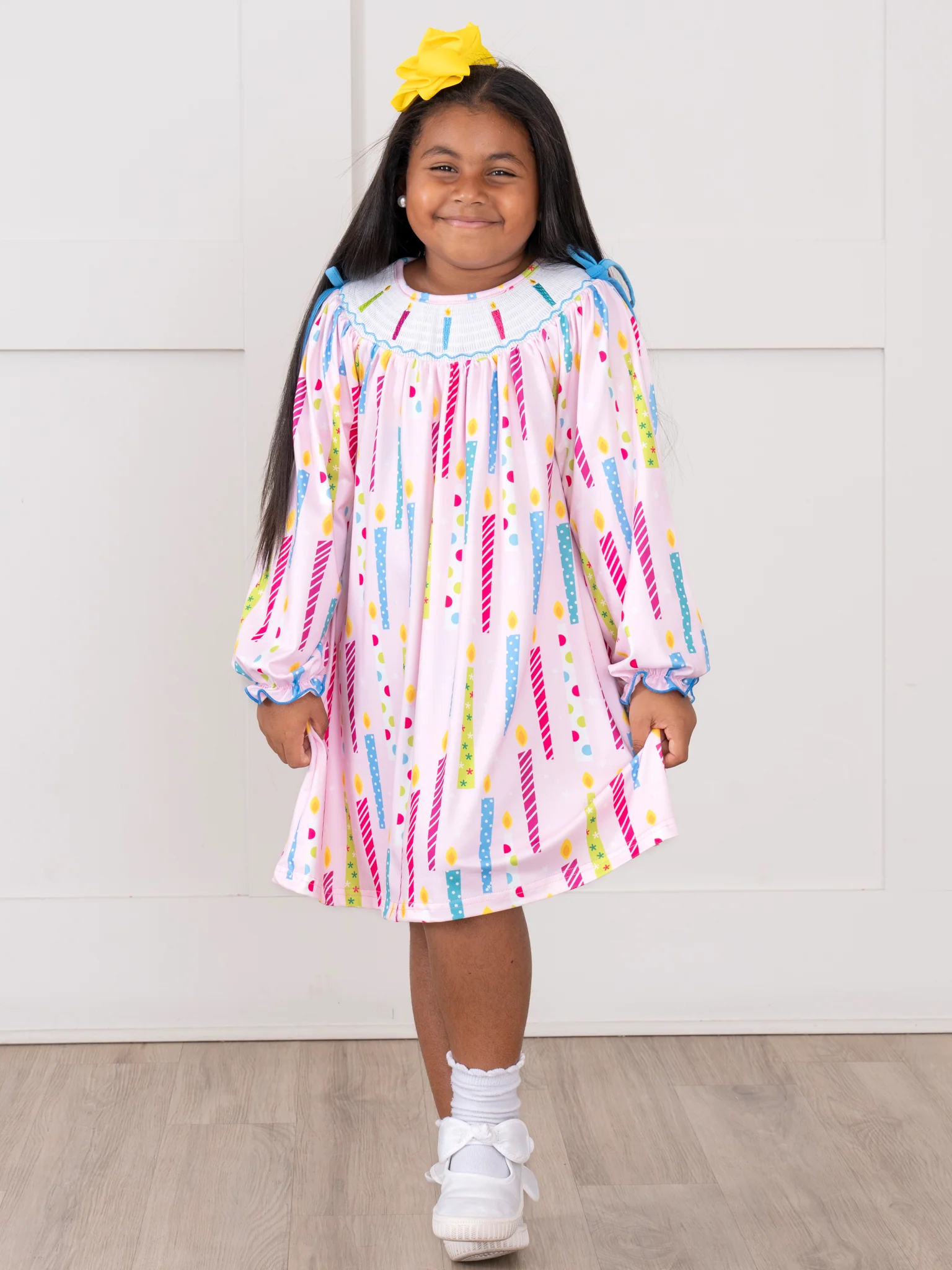 Wish Upon a Candle Smocked Dress - Image 5